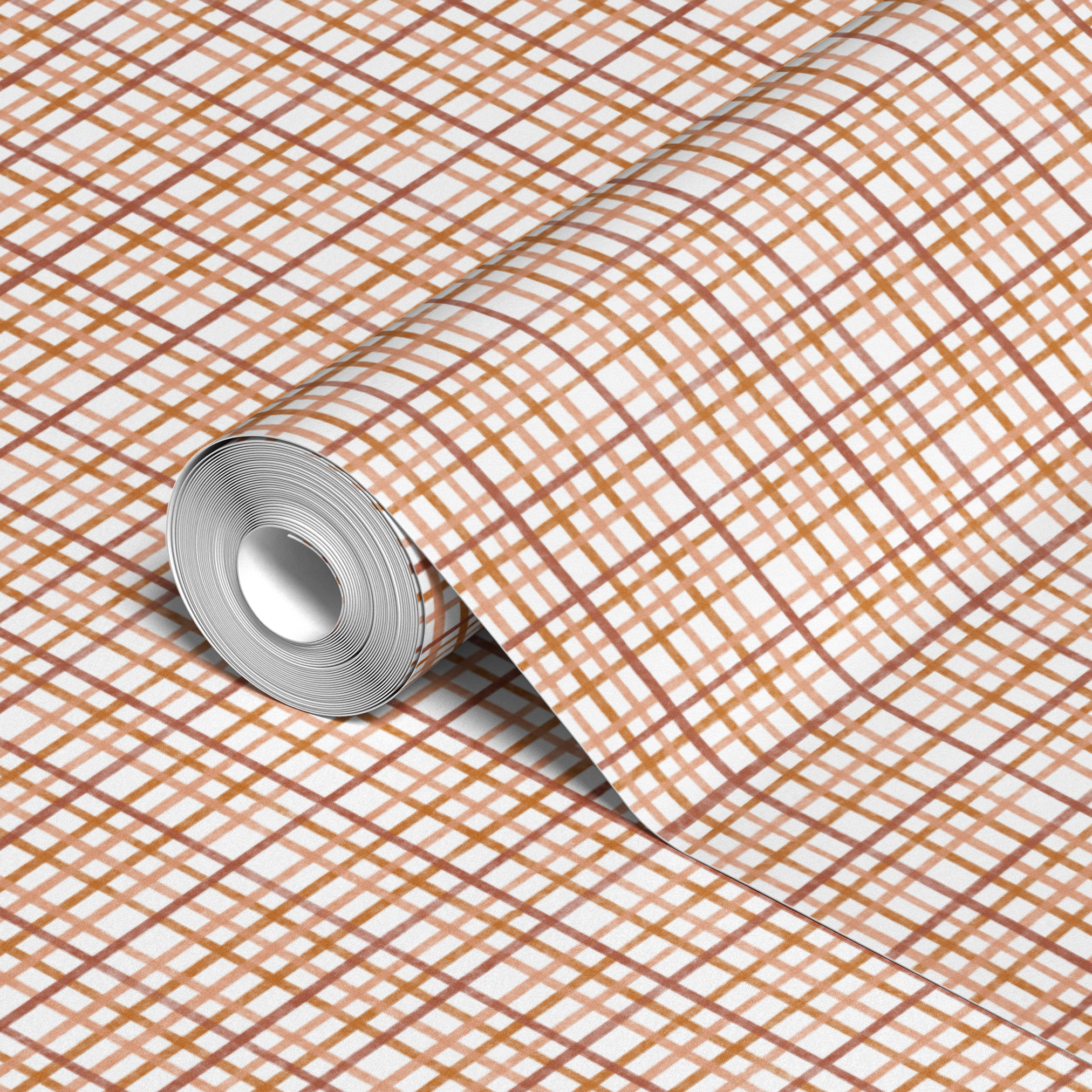 wallpaper roll closeup mockup