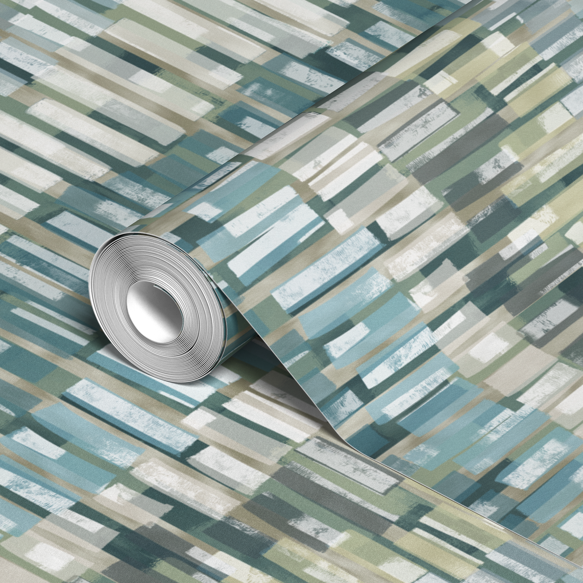 wallpaper roll closeup mockup