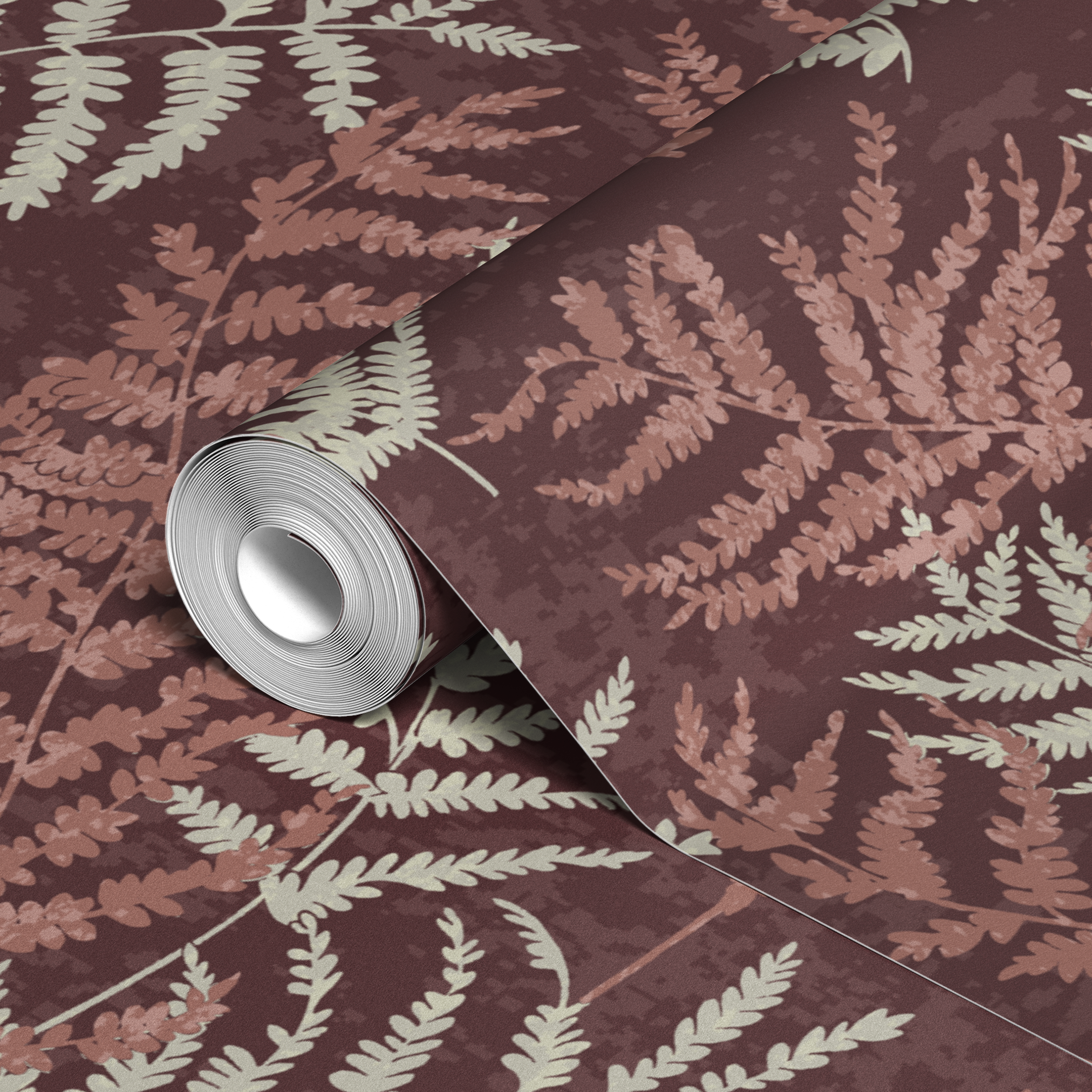 wallpaper roll closeup mockup