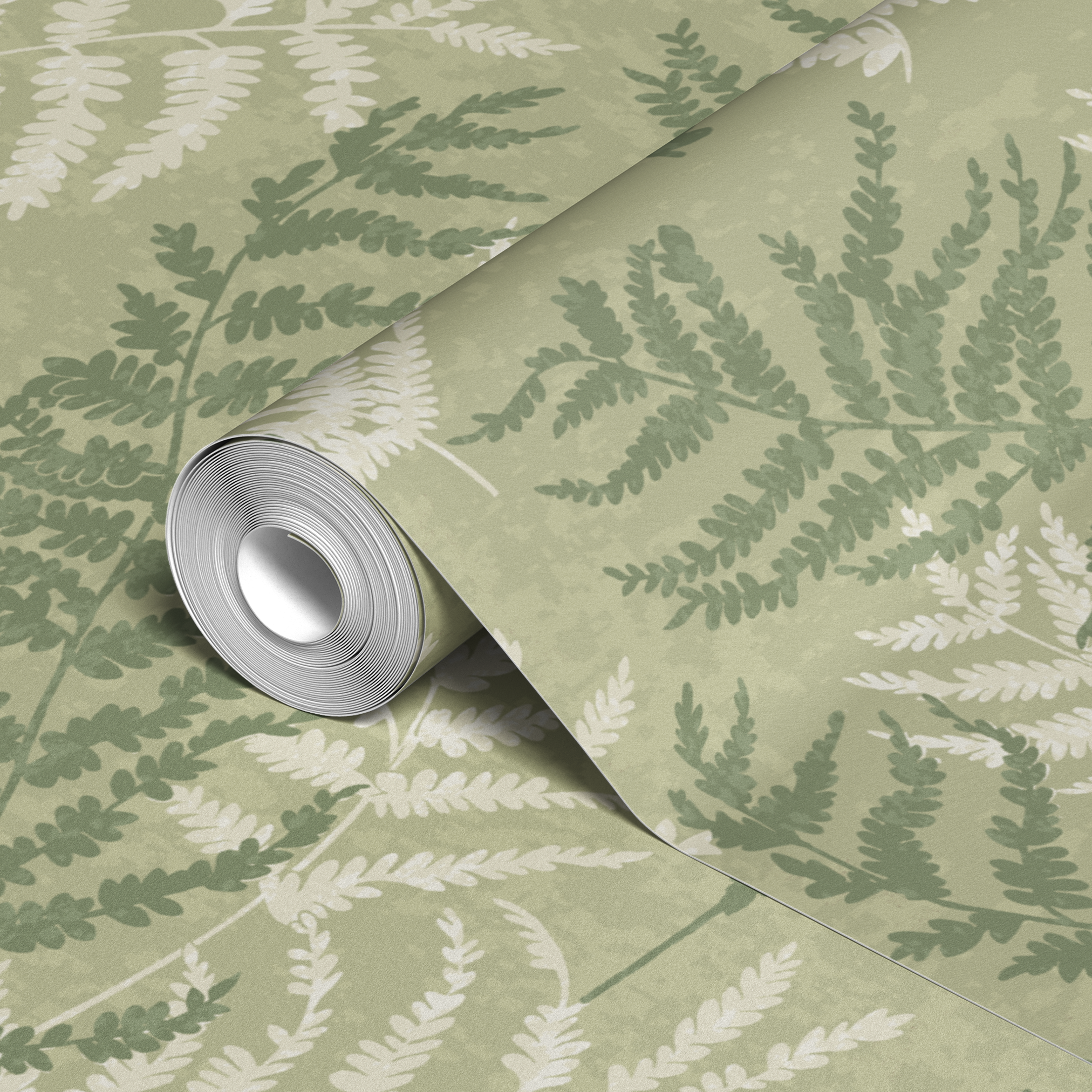 wallpaper roll closeup mockup