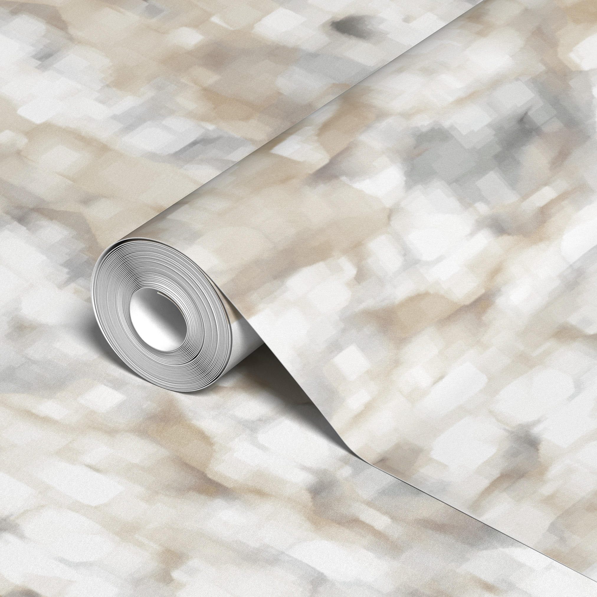 wallpaper roll closeup mockup