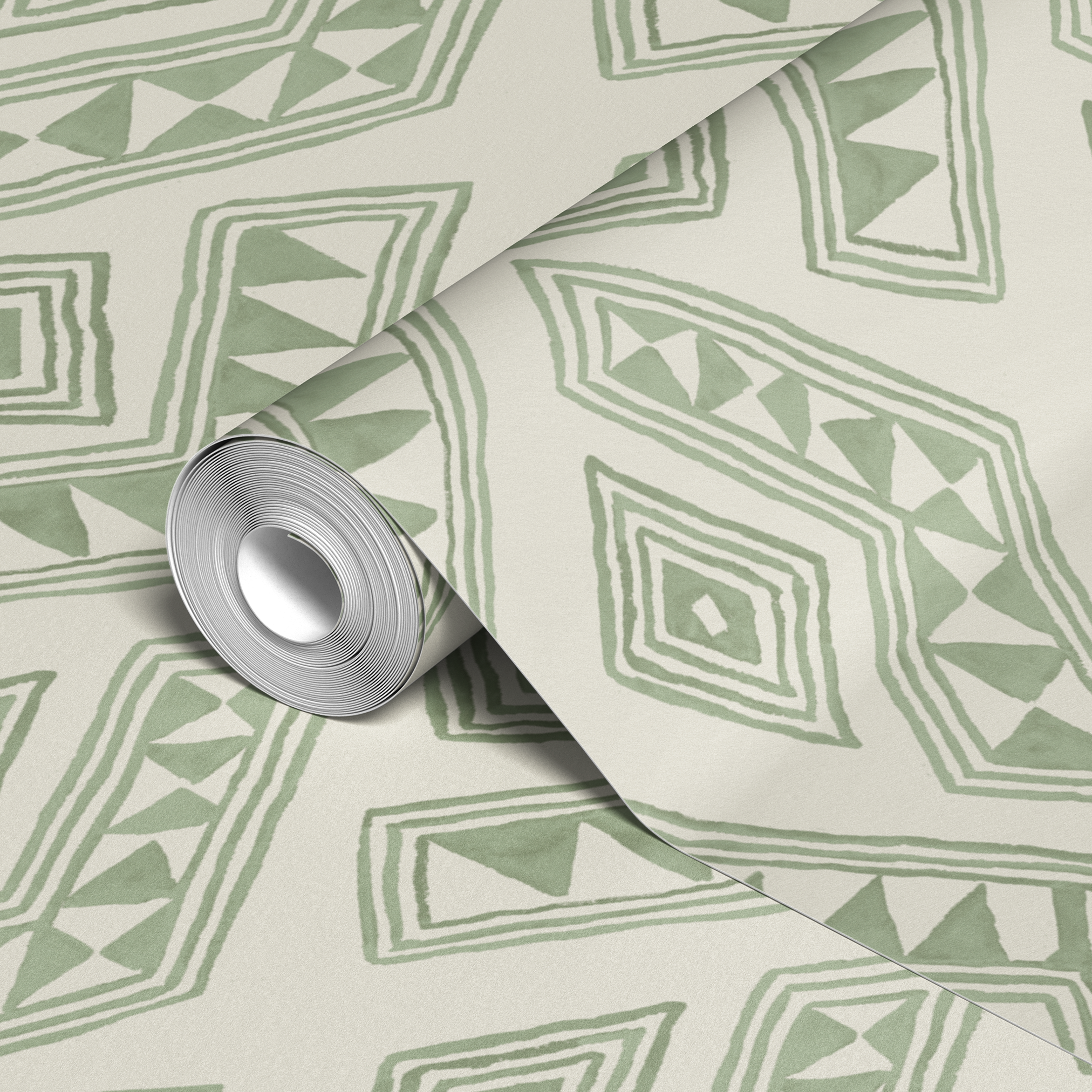 wallpaper roll closeup mockup