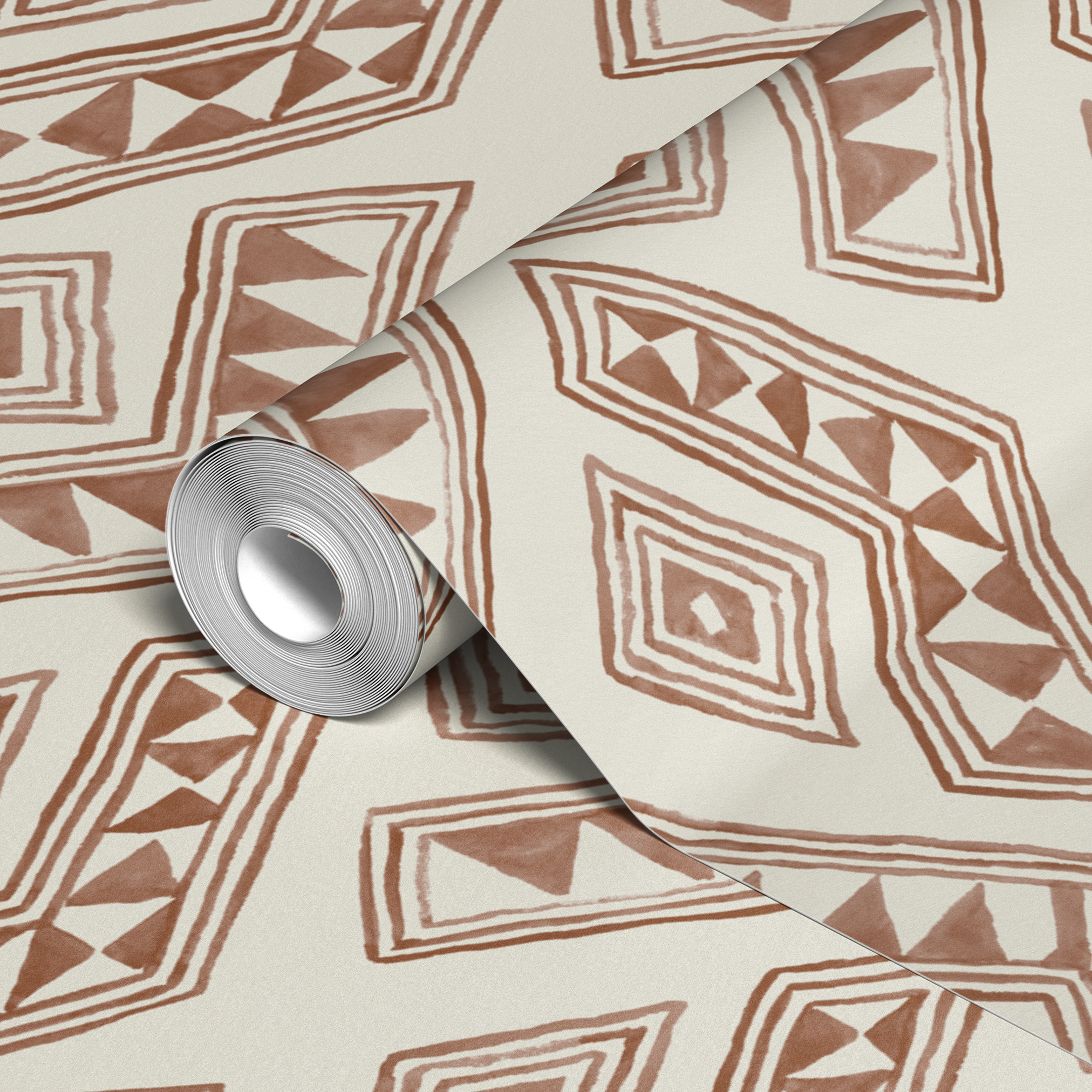 wallpaper roll closeup mockup