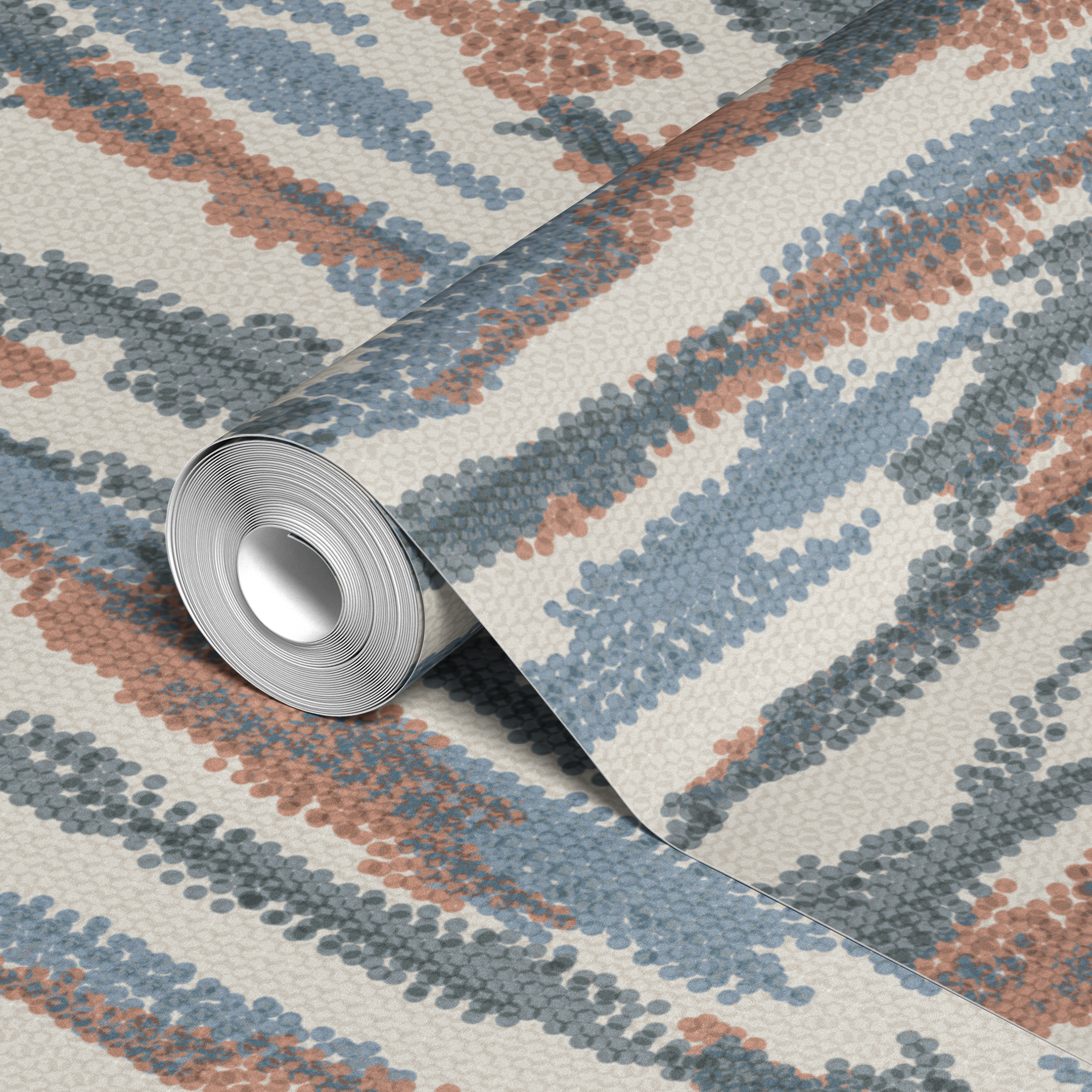 wallpaper roll closeup mockup