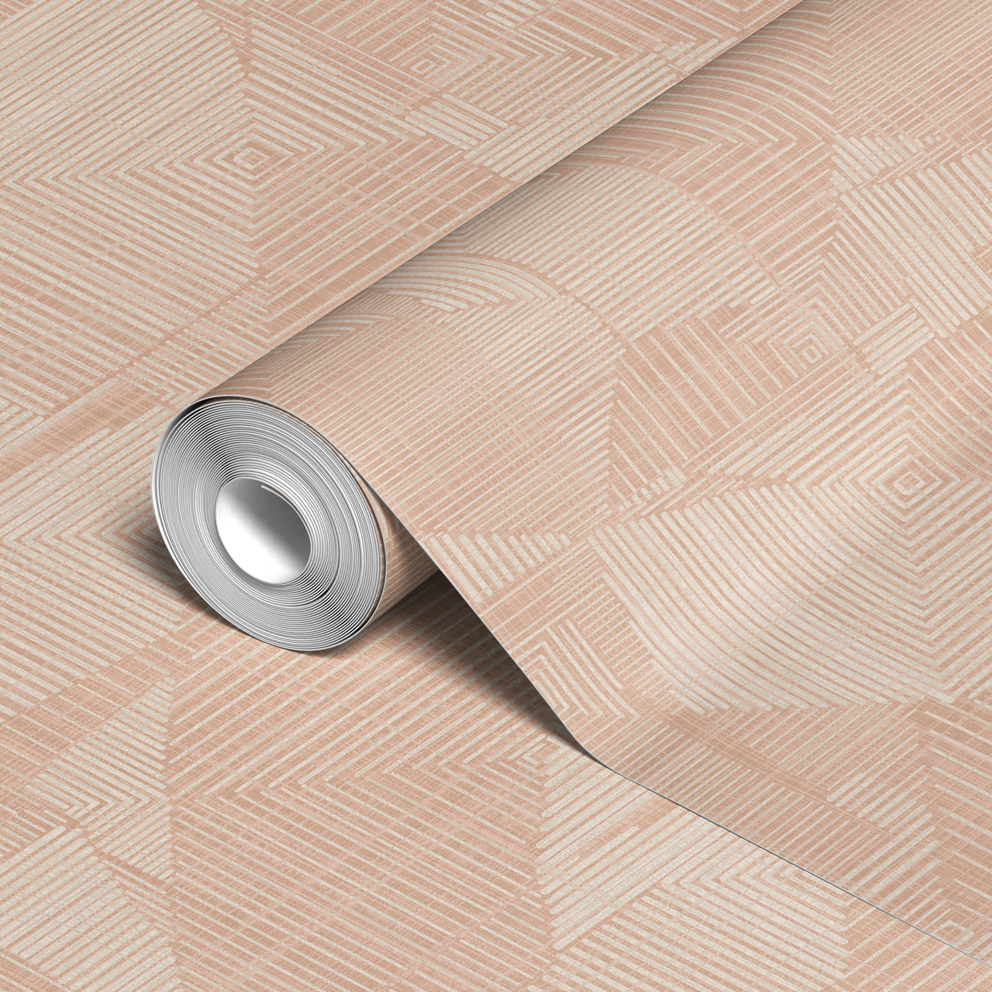 wallpaper roll closeup mockup