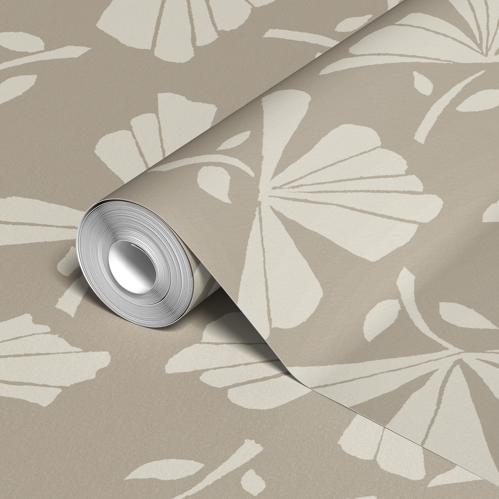 wallpaper roll closeup mockup