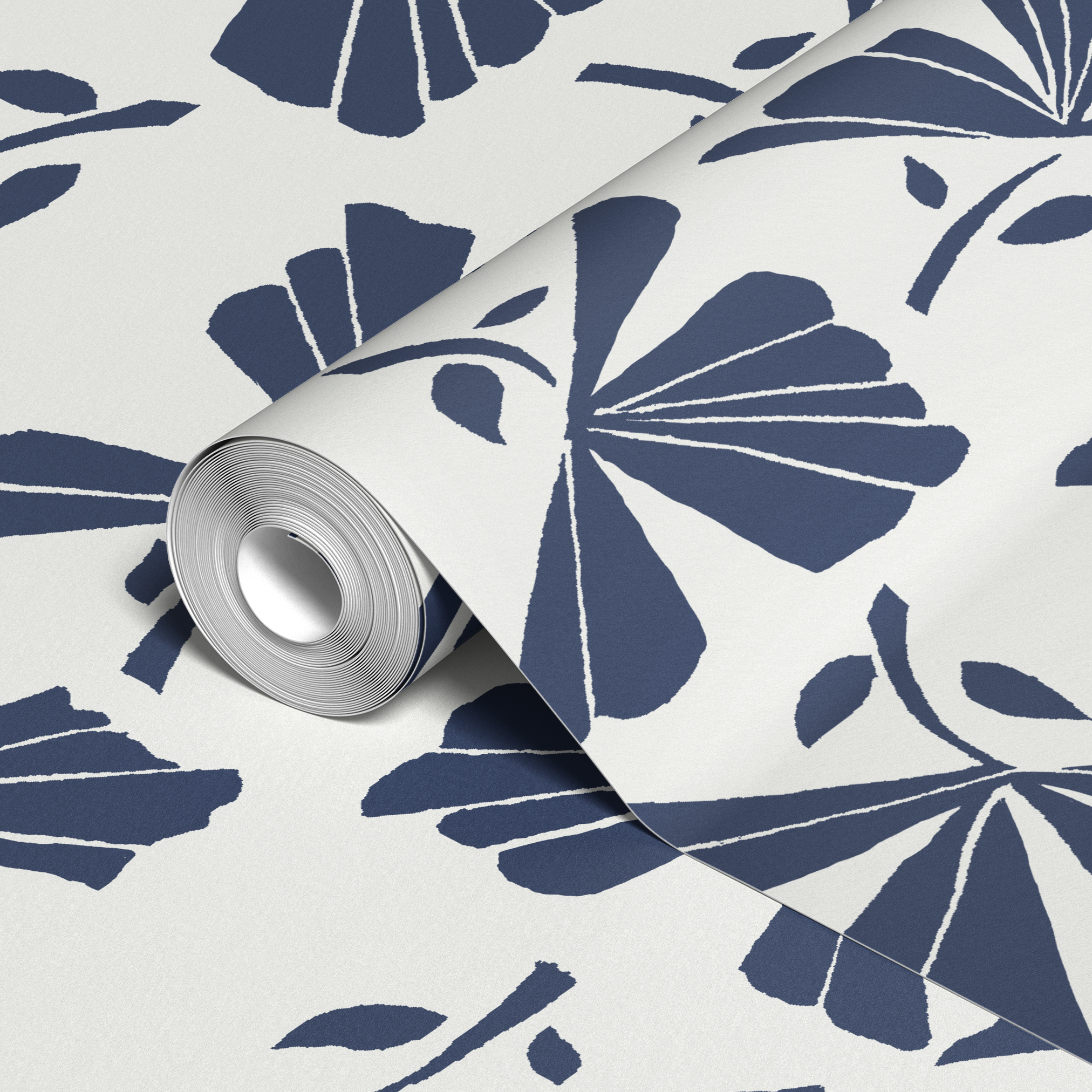 wallpaper roll closeup mockup