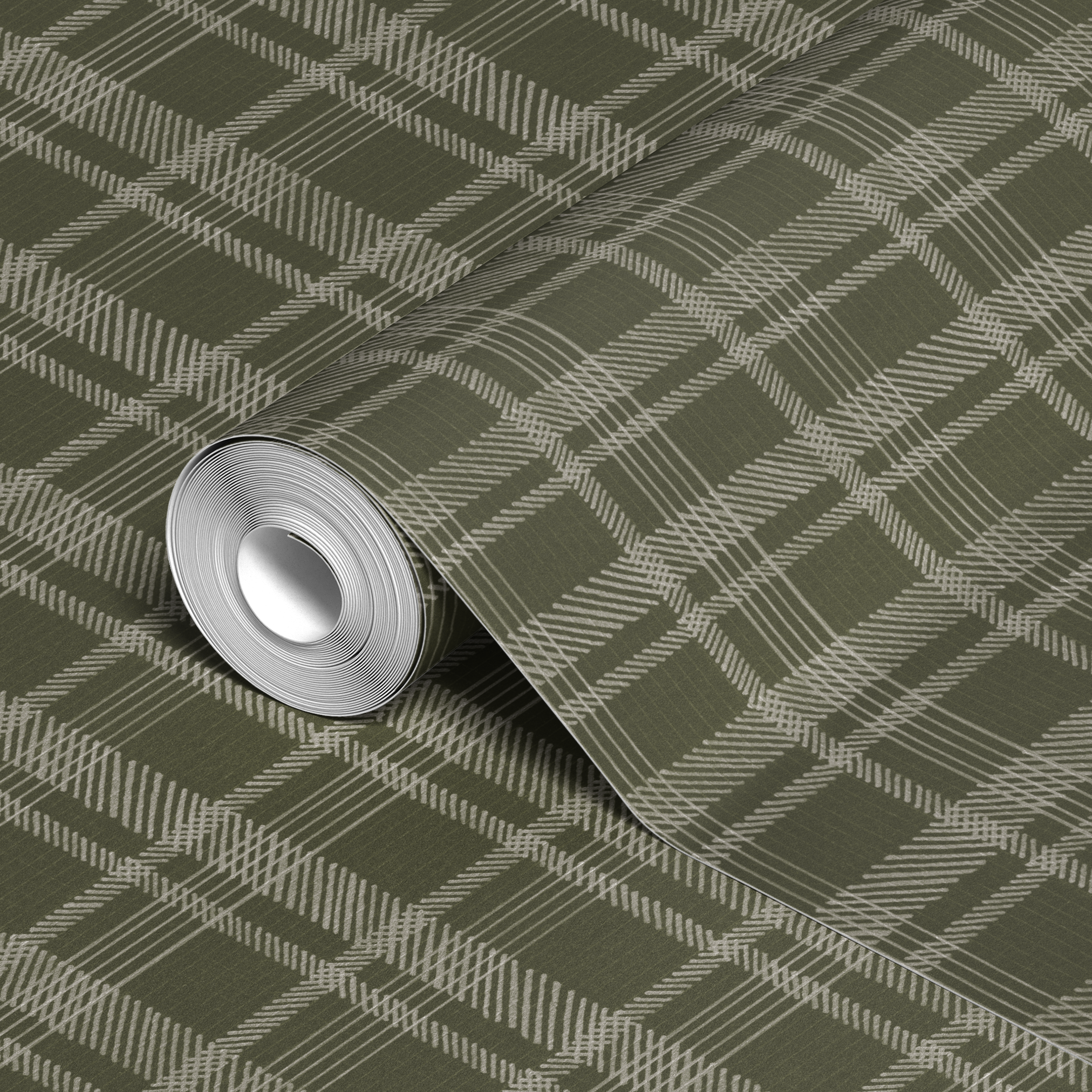 wallpaper roll closeup mockup