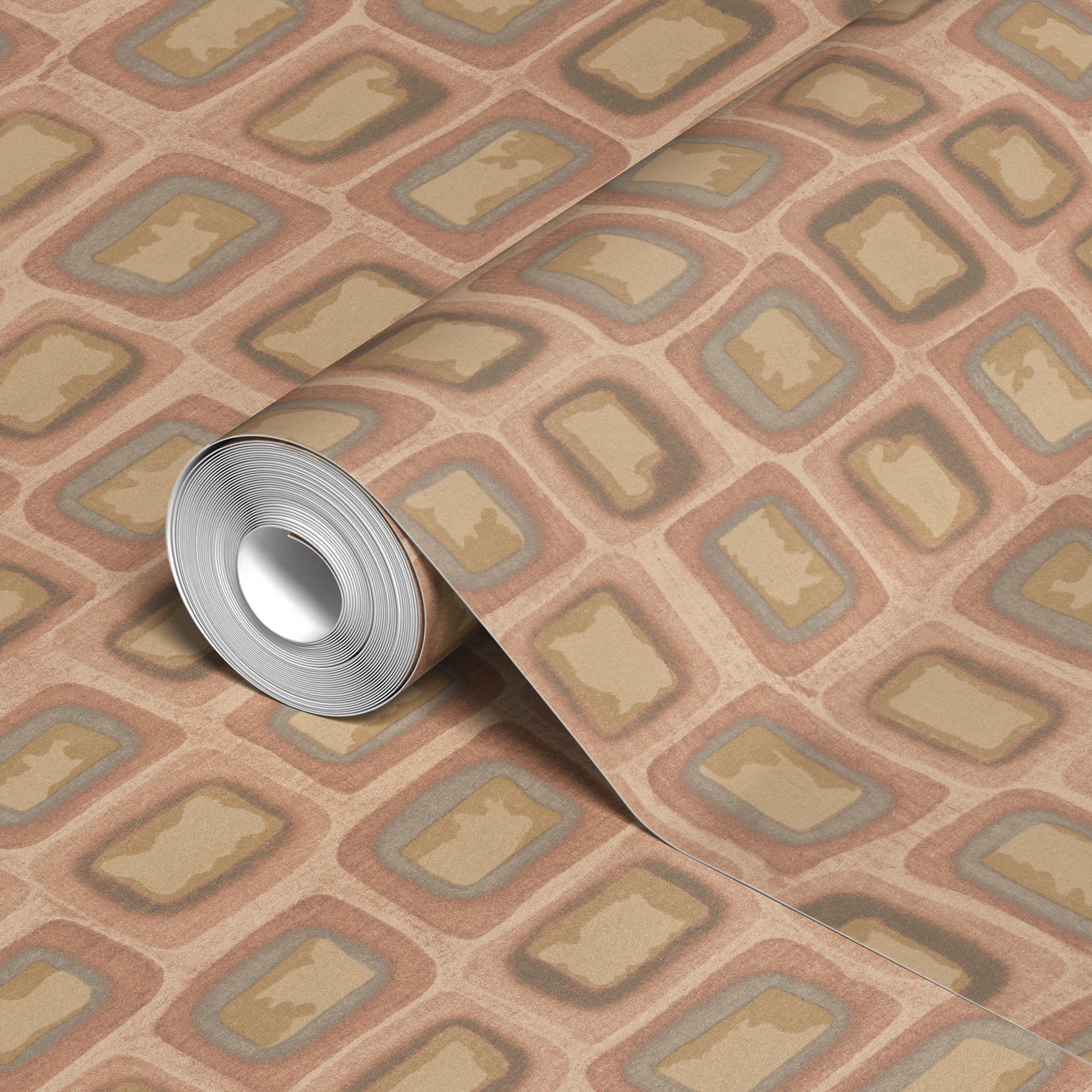 wallpaper roll closeup mockup