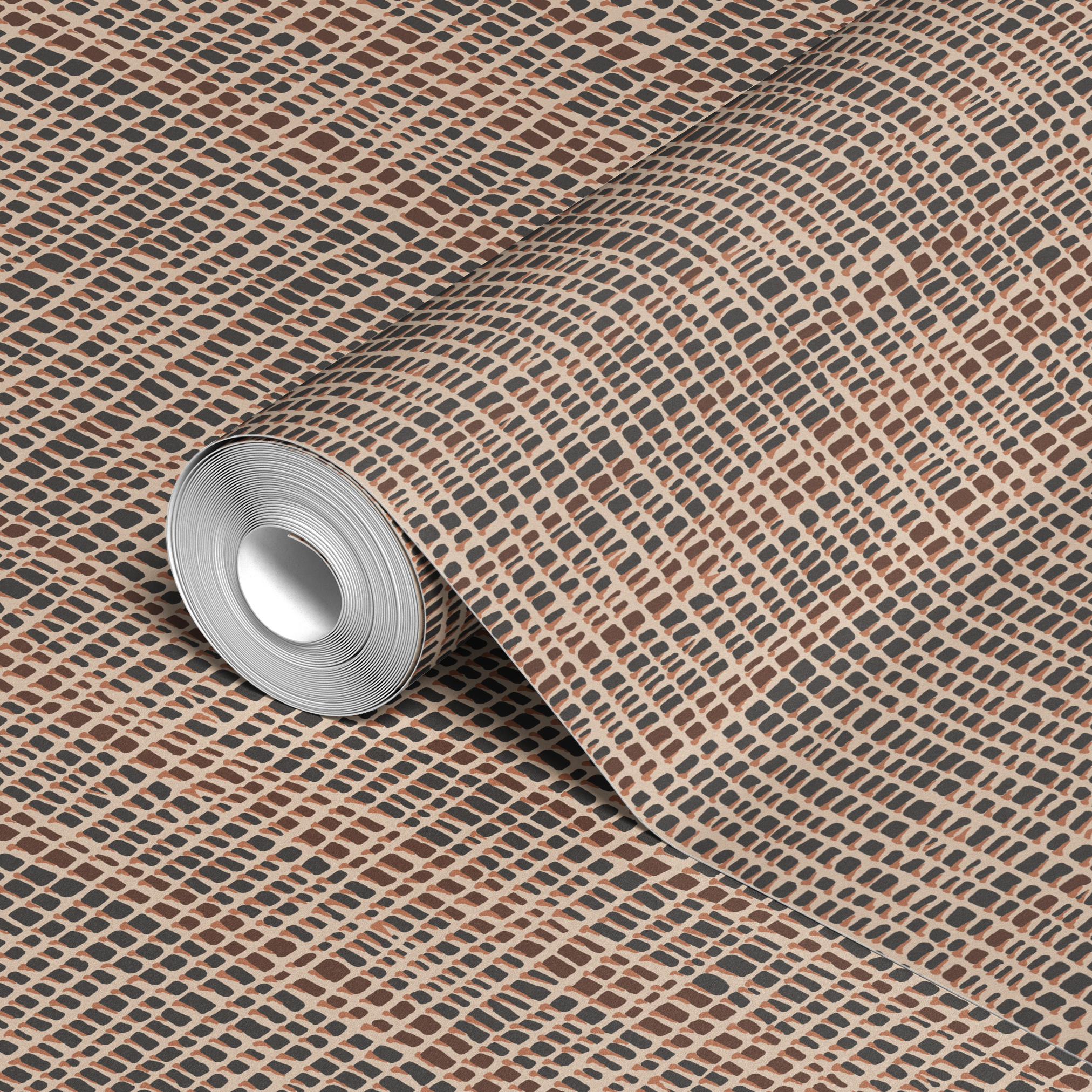 wallpaper roll closeup mockup