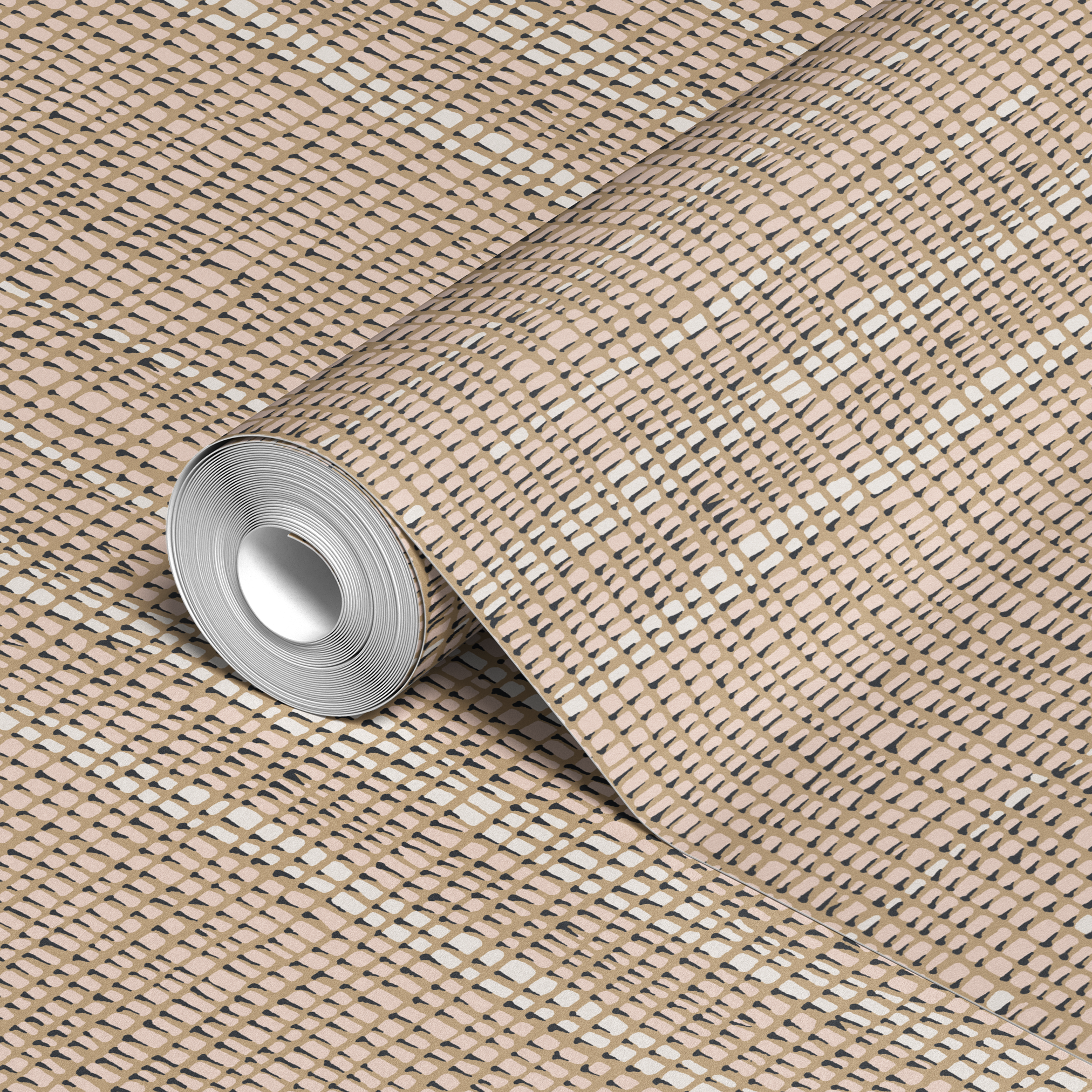 wallpaper roll closeup mockup