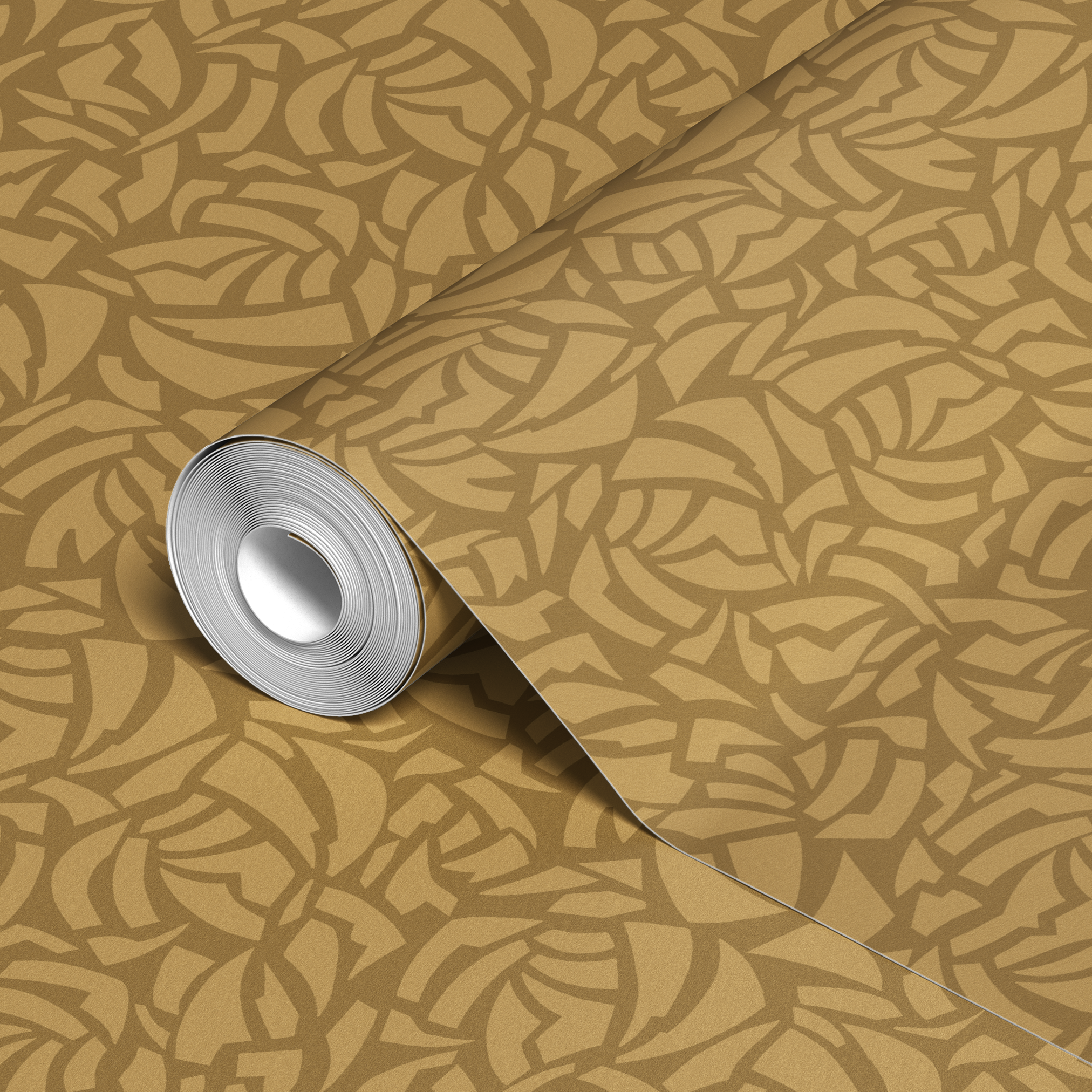 wallpaper roll closeup mockup