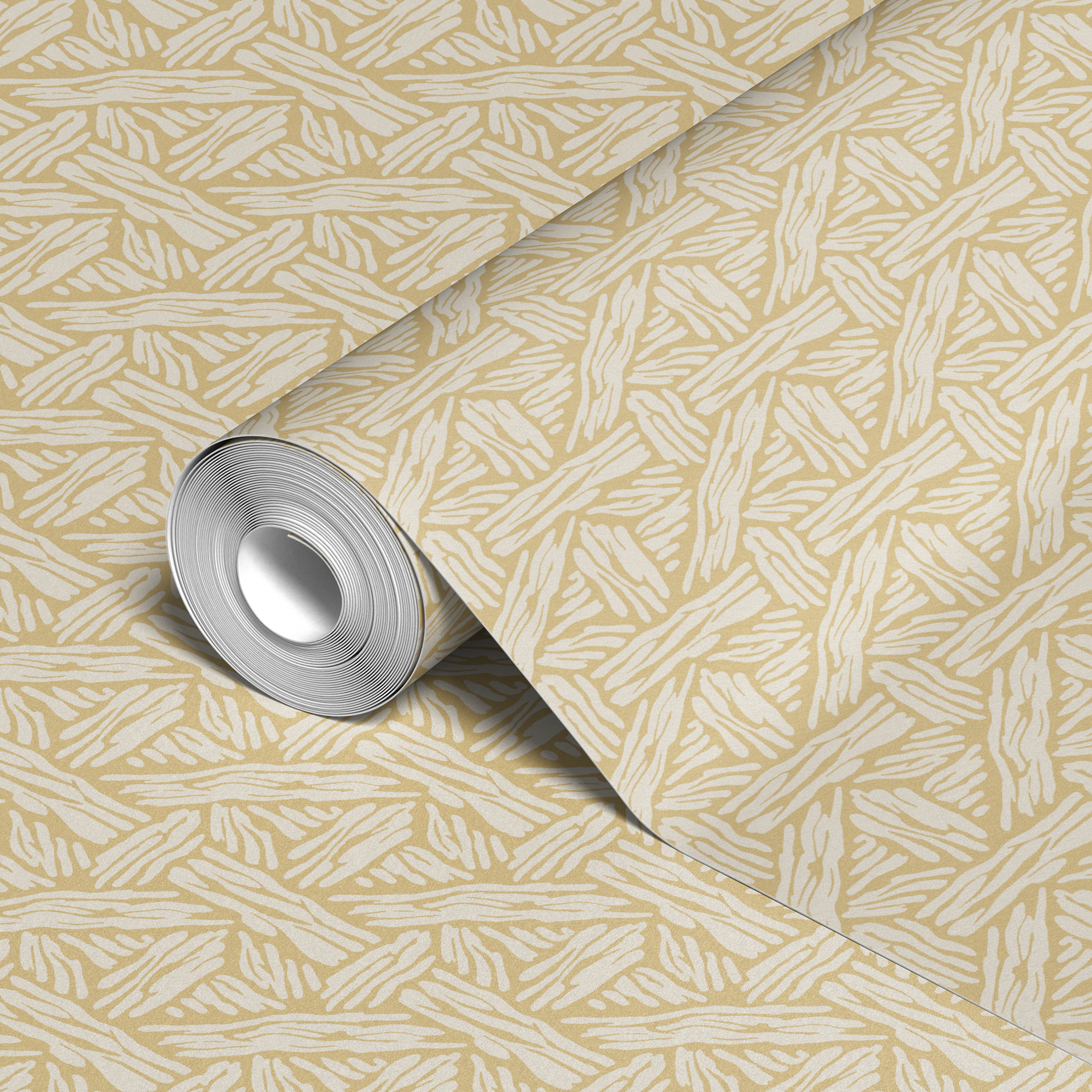 wallpaper roll closeup mockup