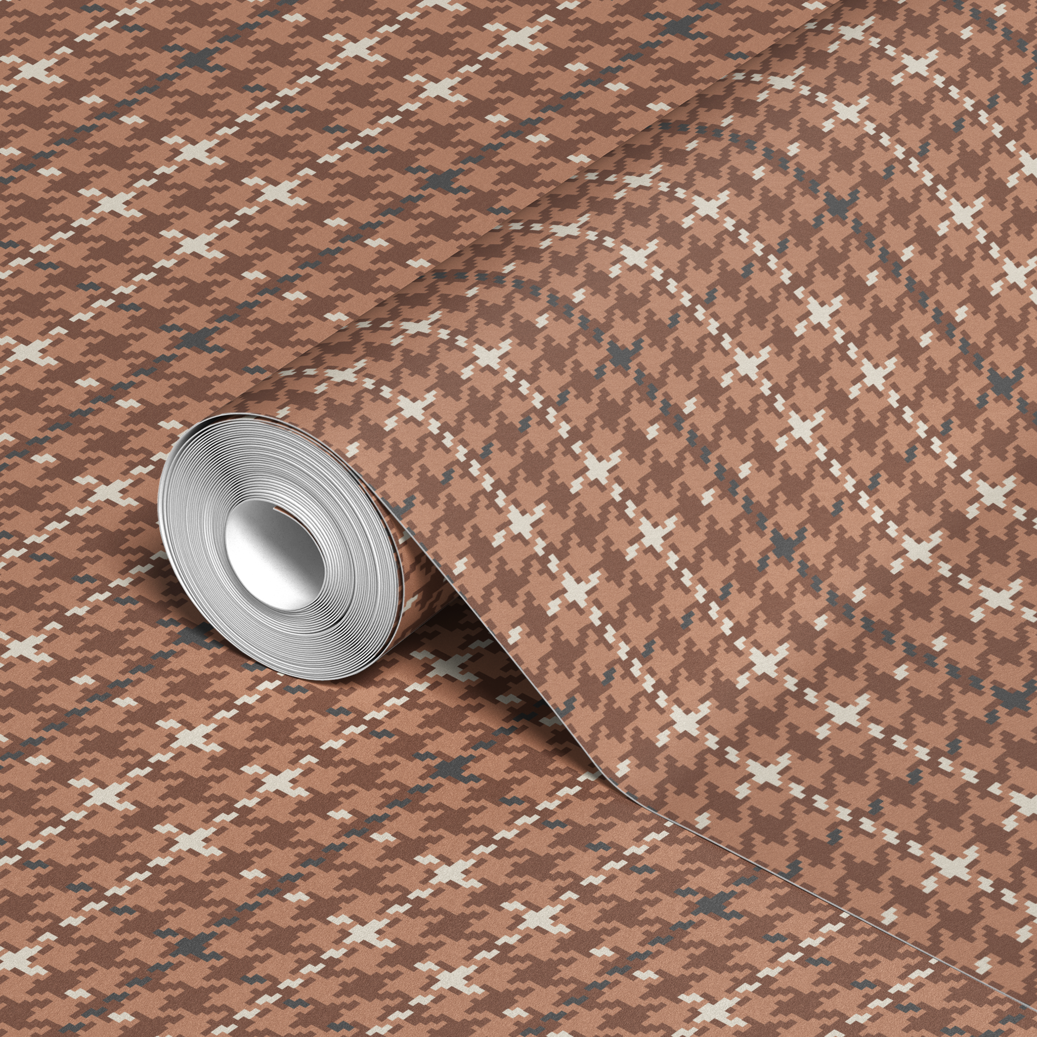 wallpaper roll closeup mockup