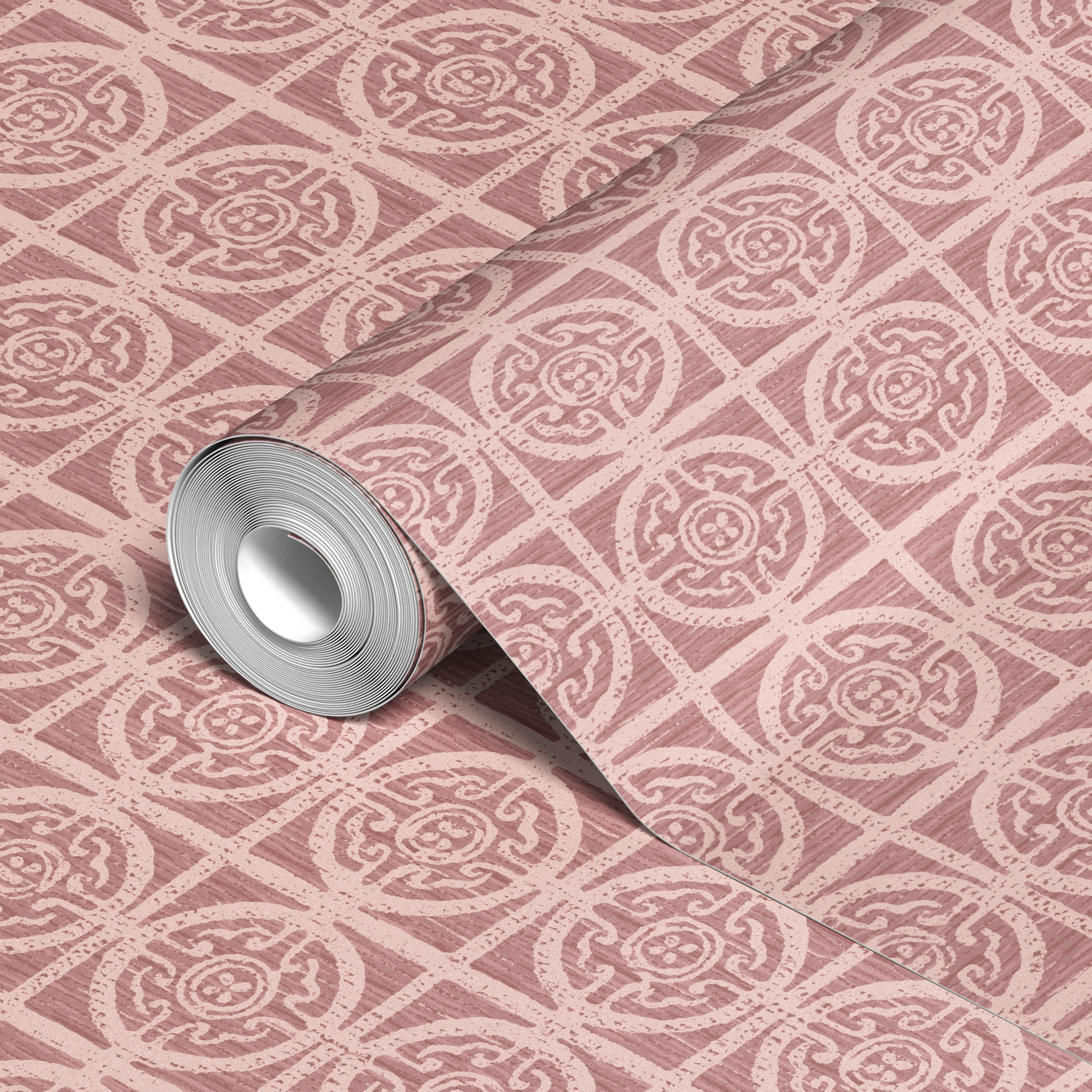 wallpaper roll closeup mockup