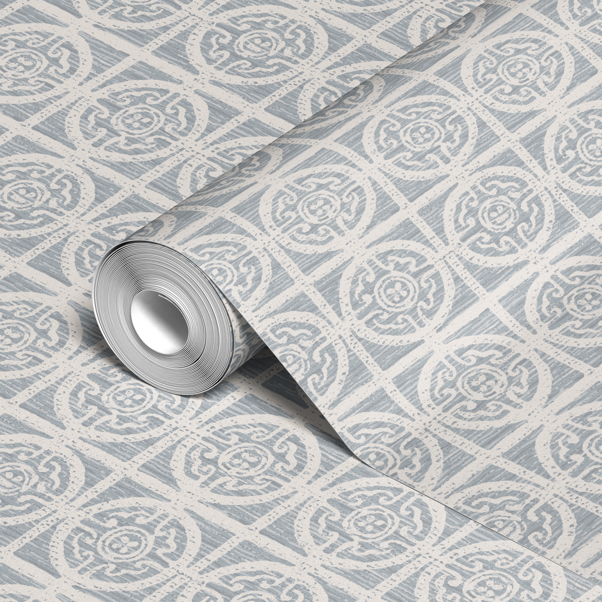 wallpaper roll closeup mockup