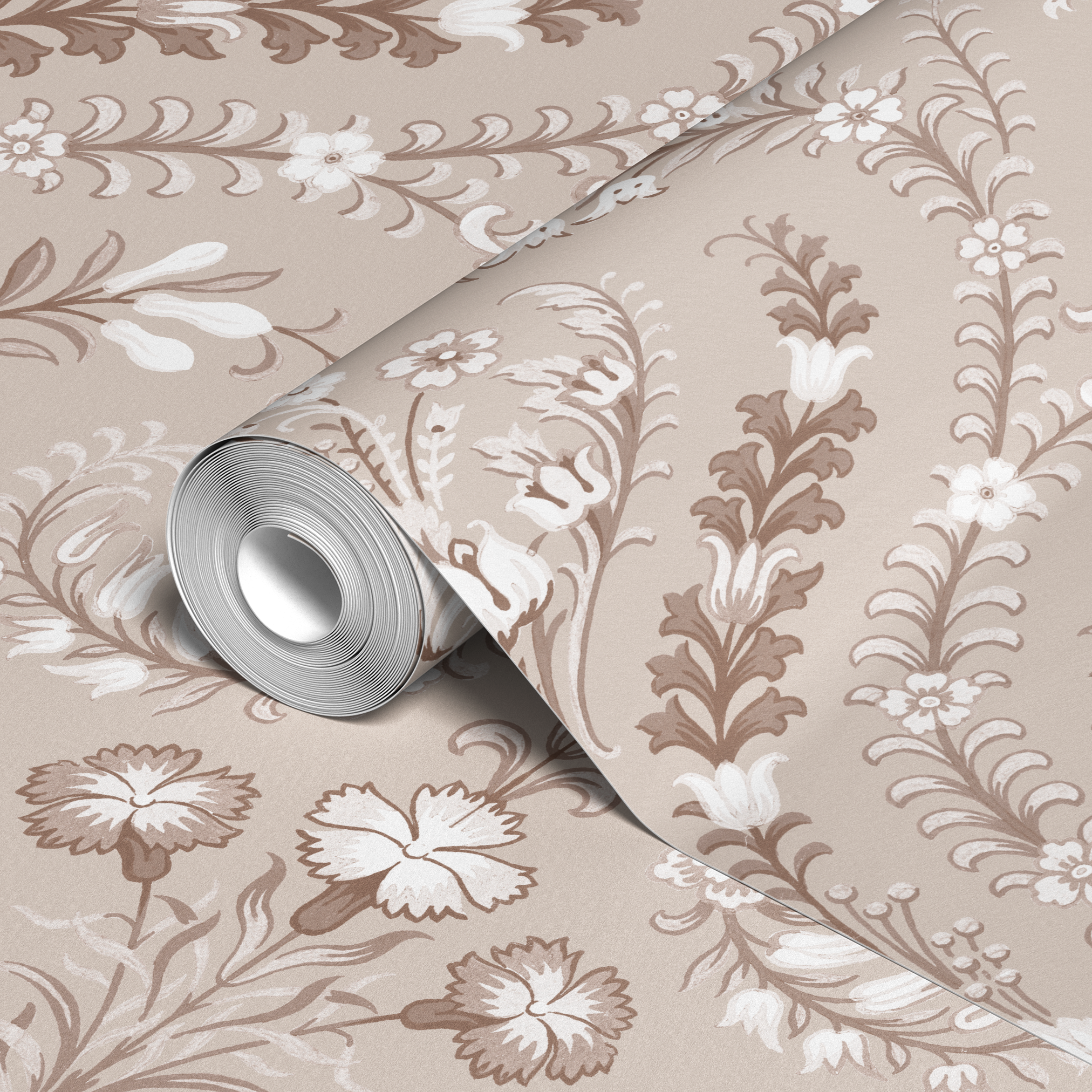 wallpaper roll closeup mockup