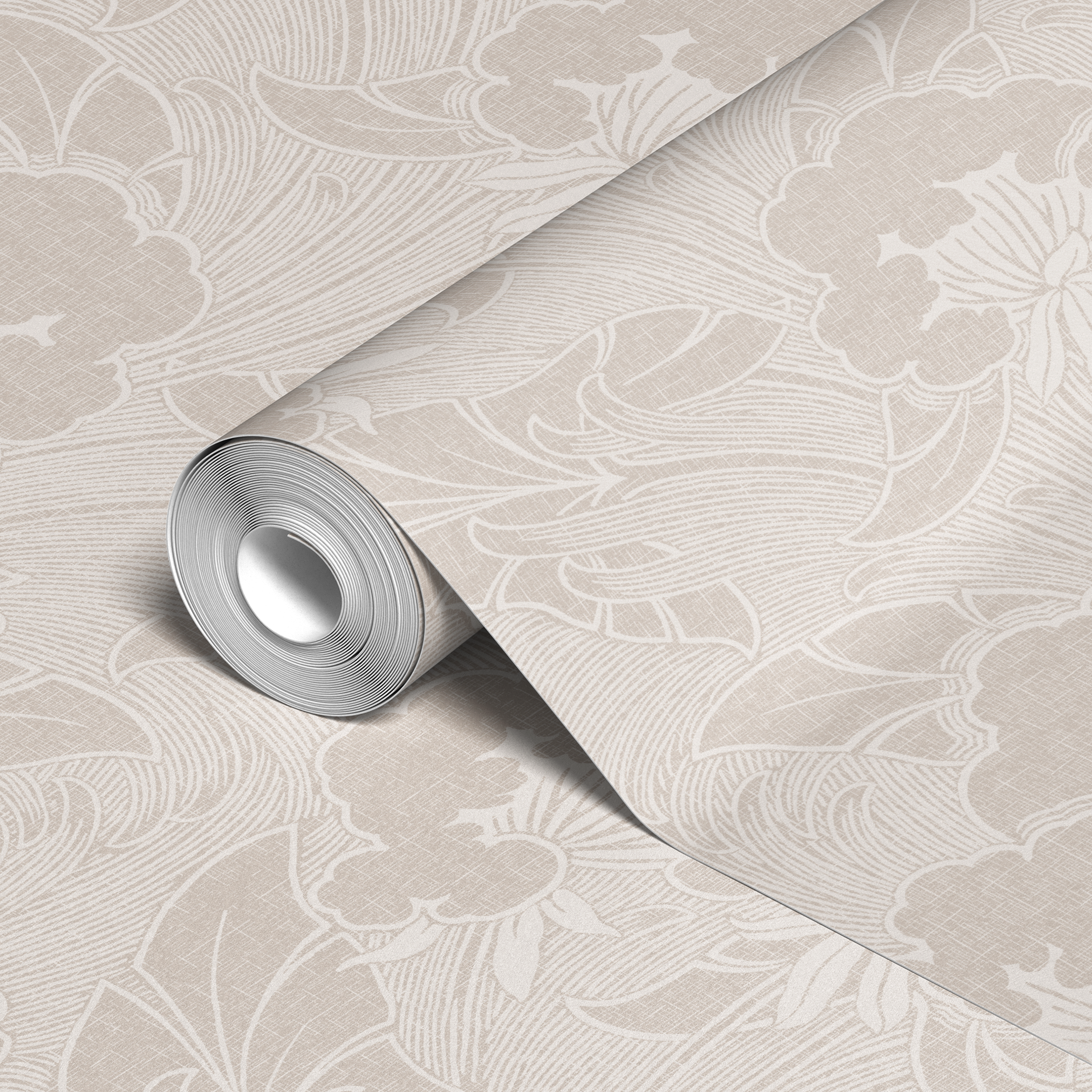 wallpaper roll closeup mockup