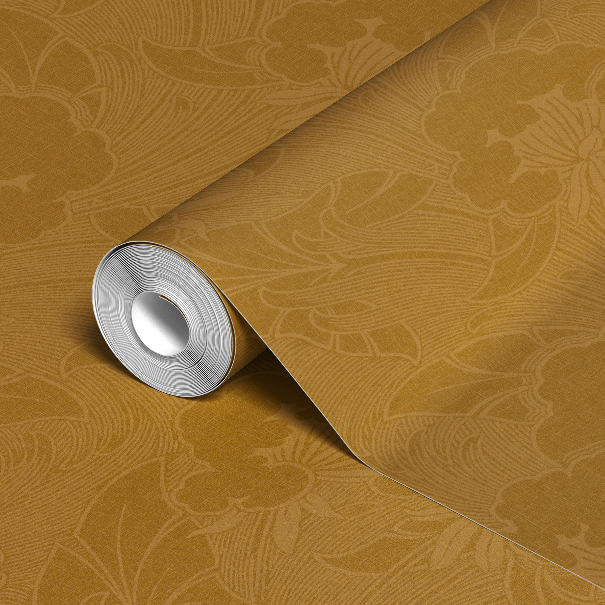 wallpaper roll closeup mockup