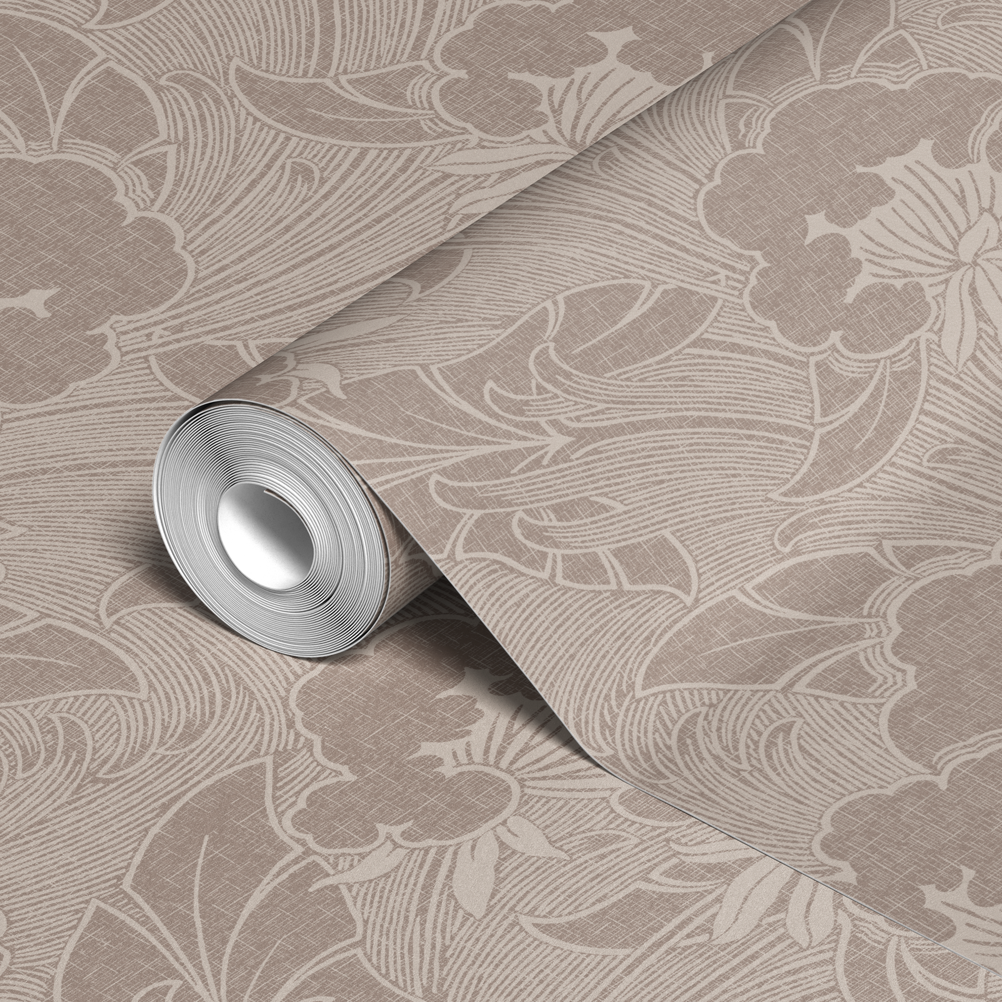 wallpaper roll closeup mockup