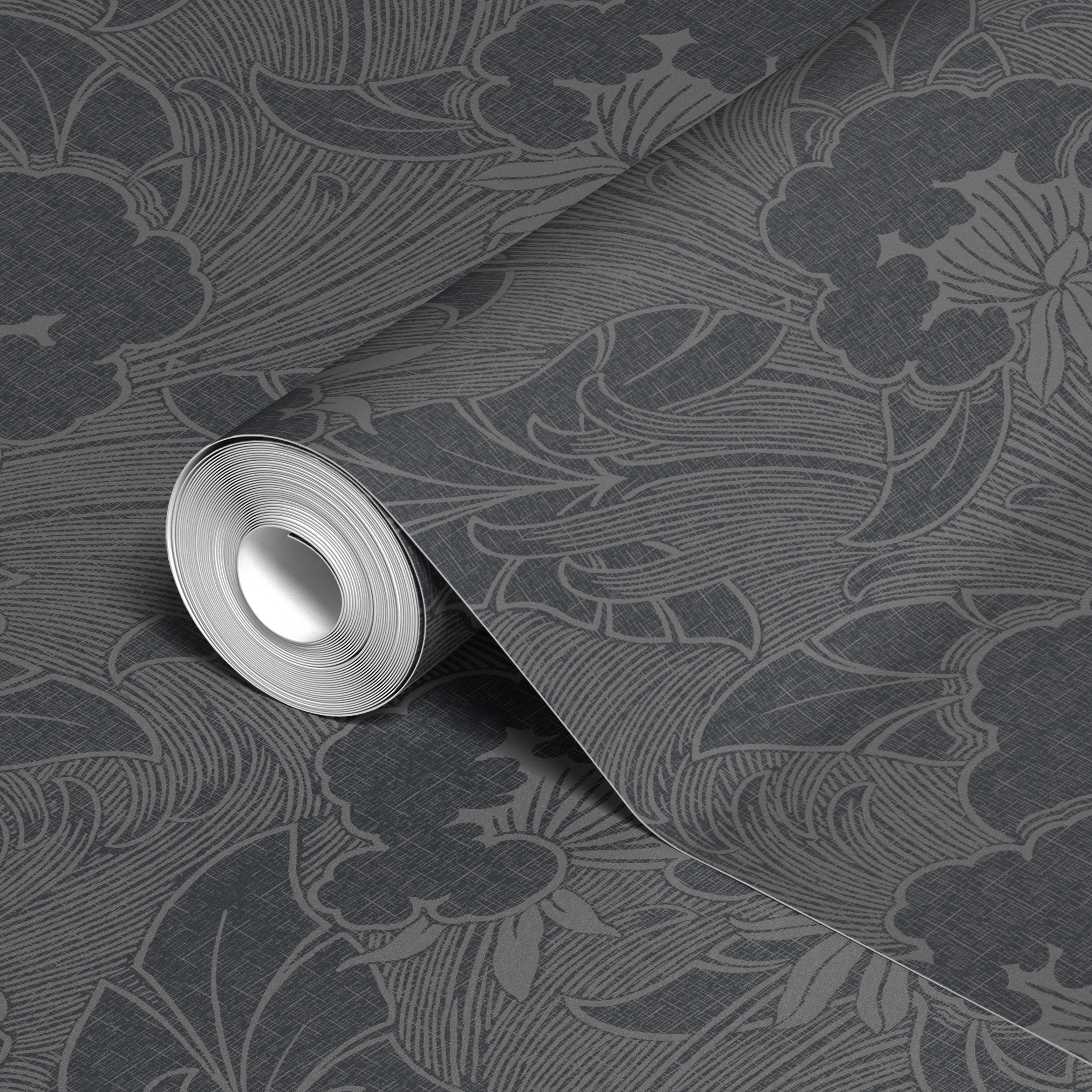 wallpaper roll closeup mockup