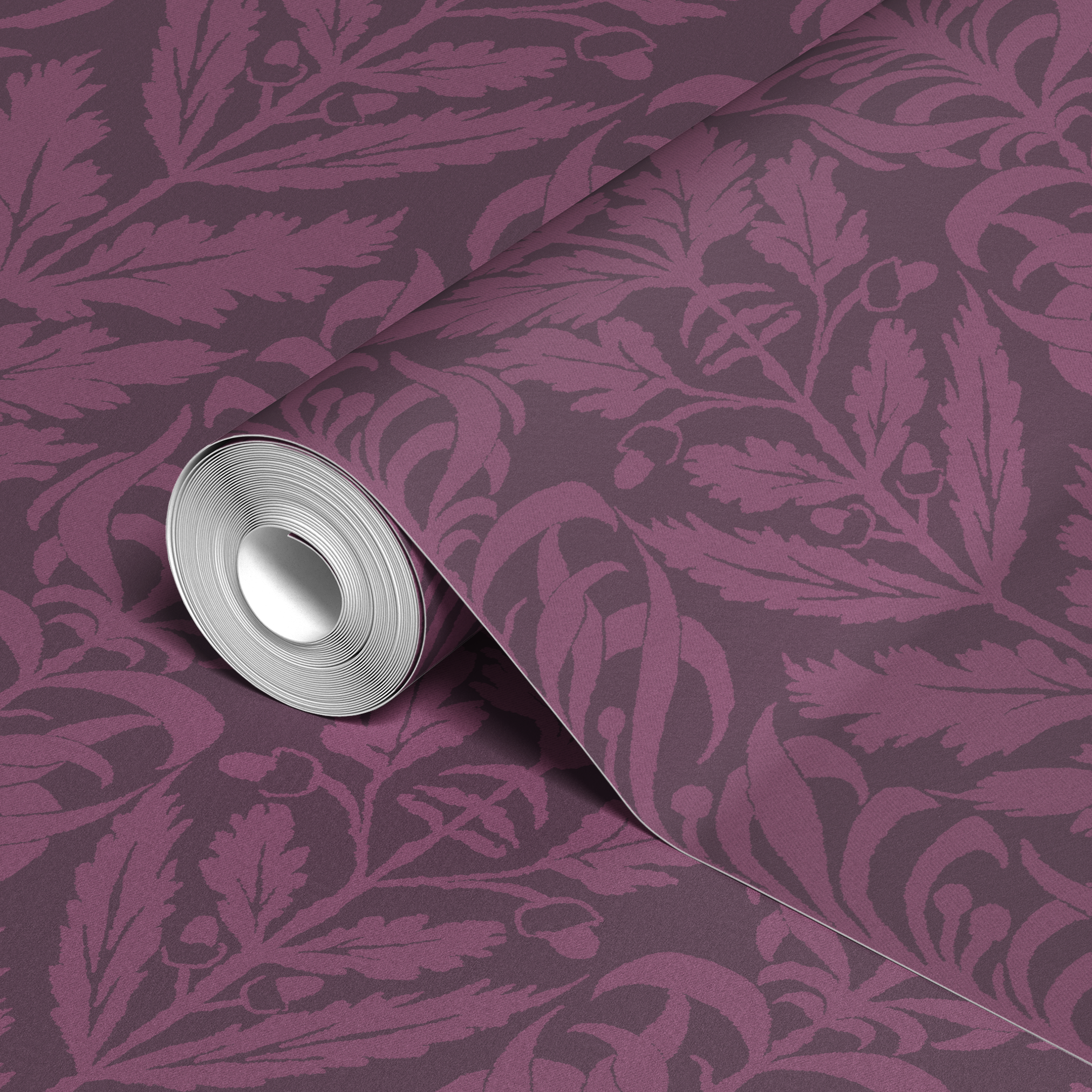 wallpaper roll closeup mockup
