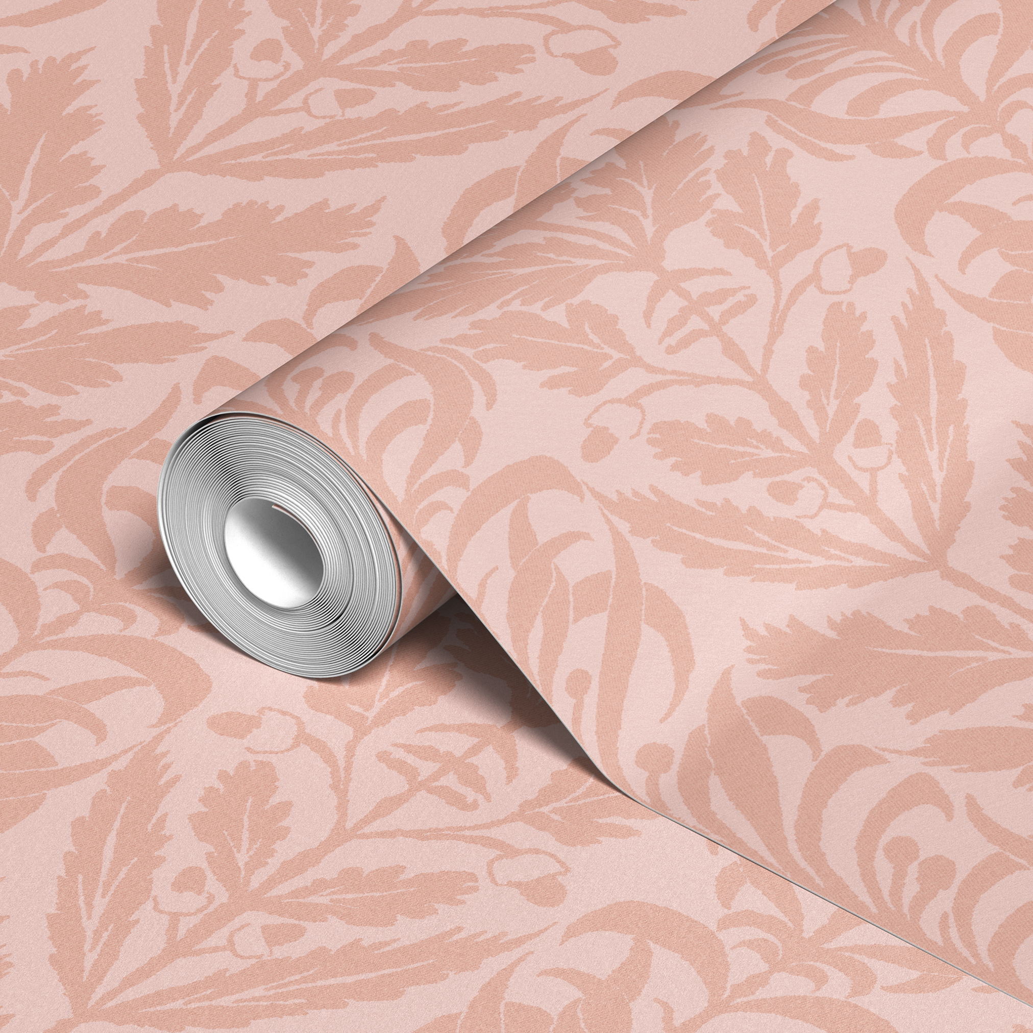 wallpaper roll closeup mockup