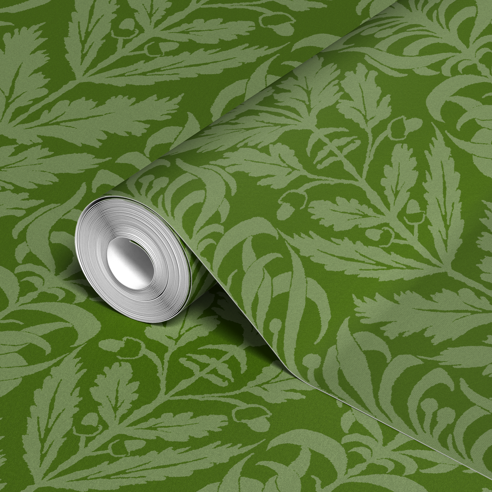 wallpaper roll closeup mockup