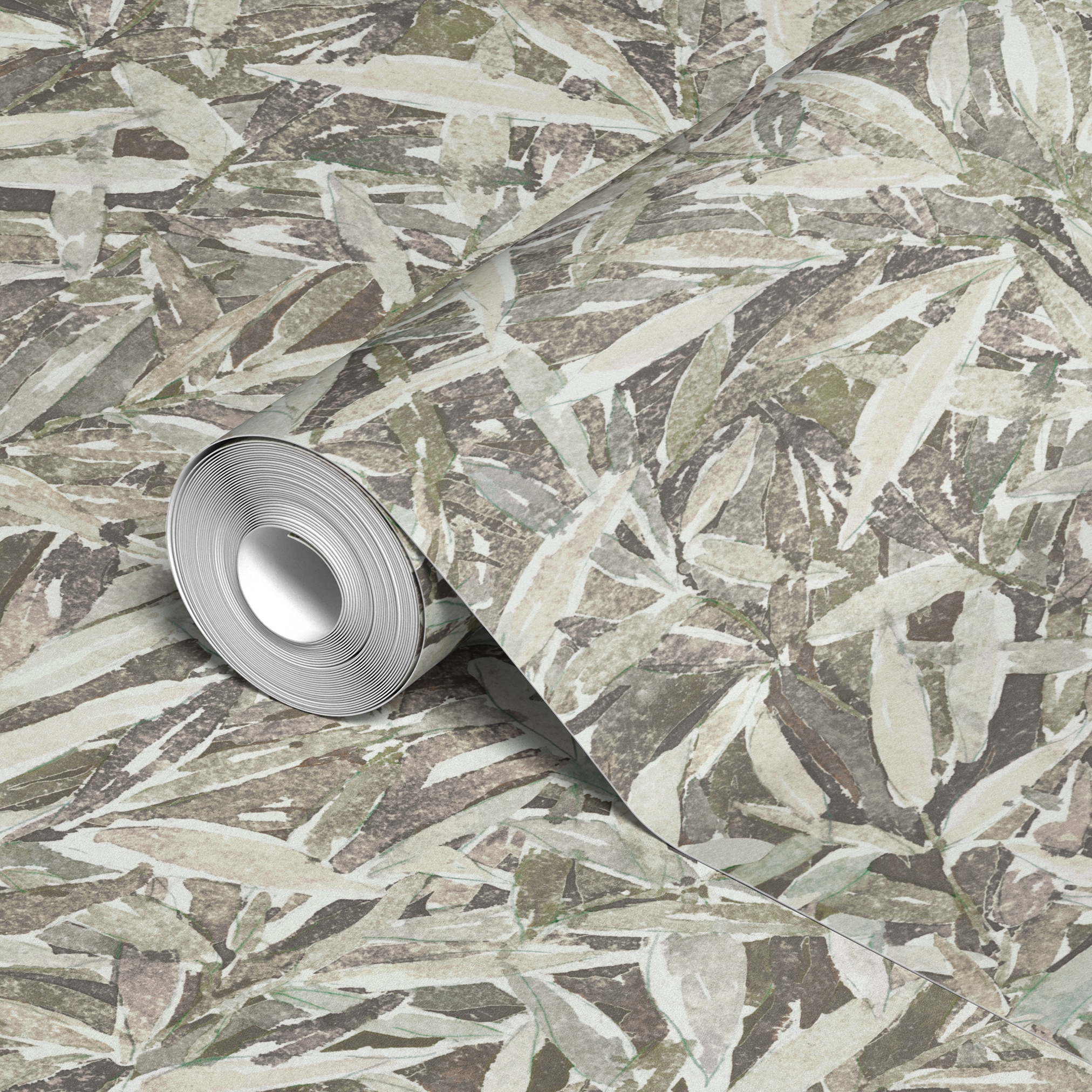 wallpaper roll closeup mockup