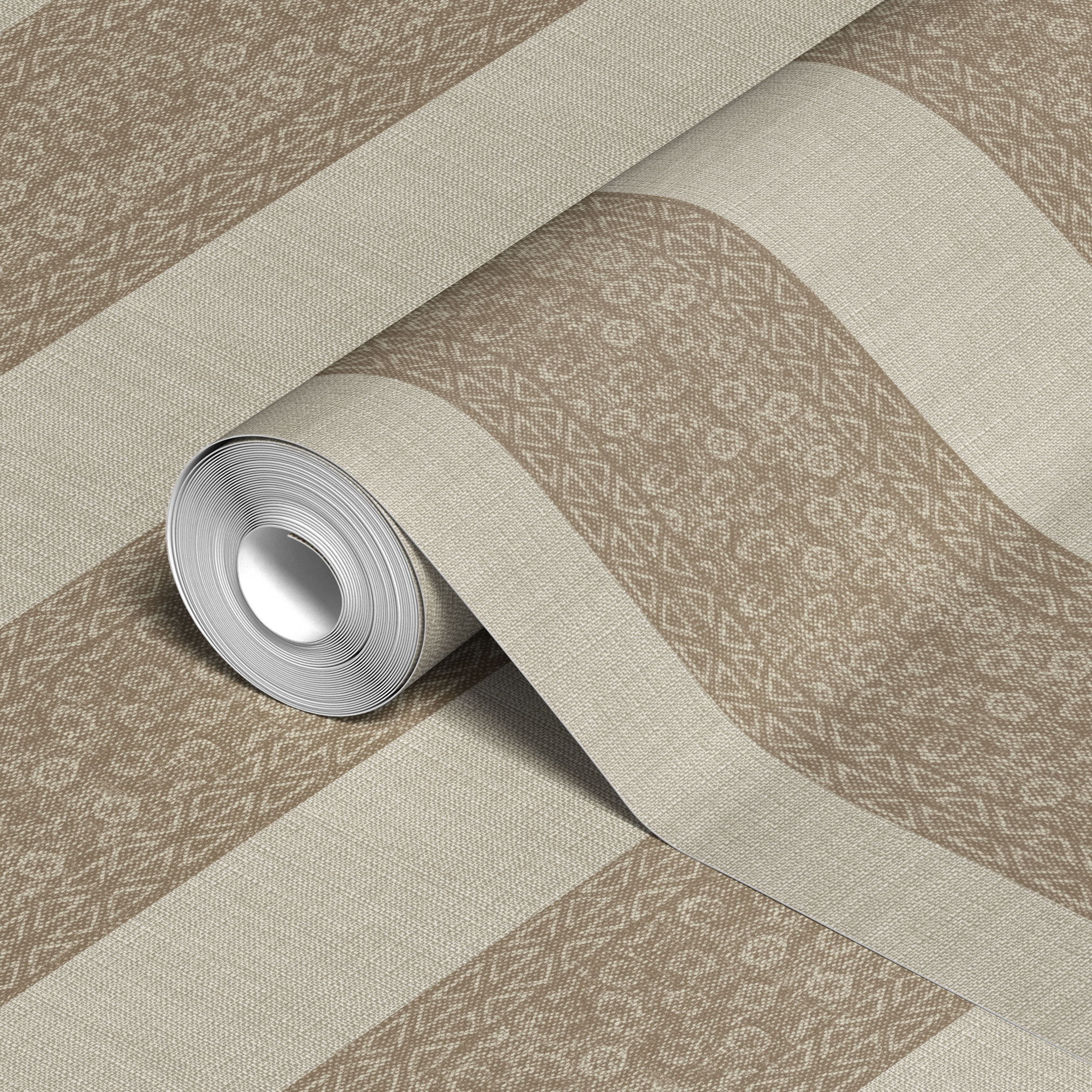 wallpaper roll closeup mockup