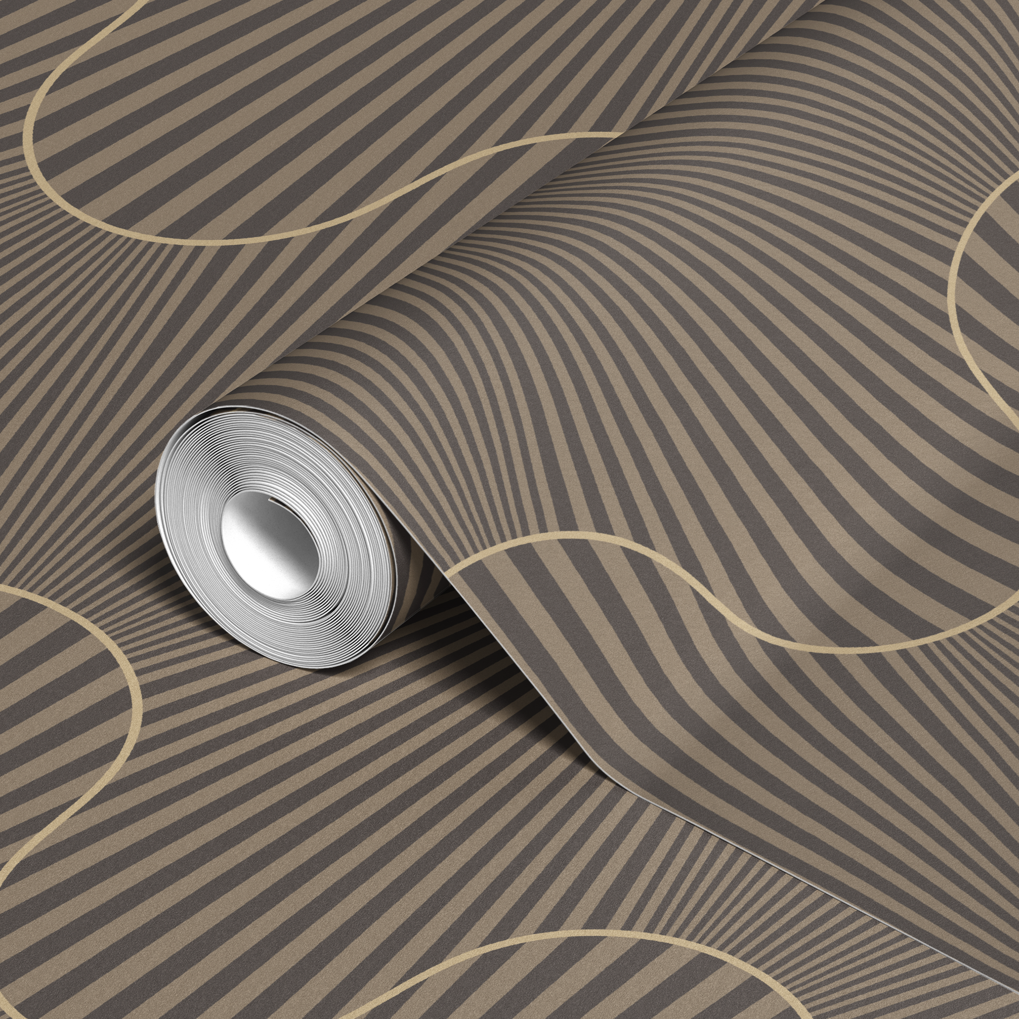 wallpaper roll closeup mockup
