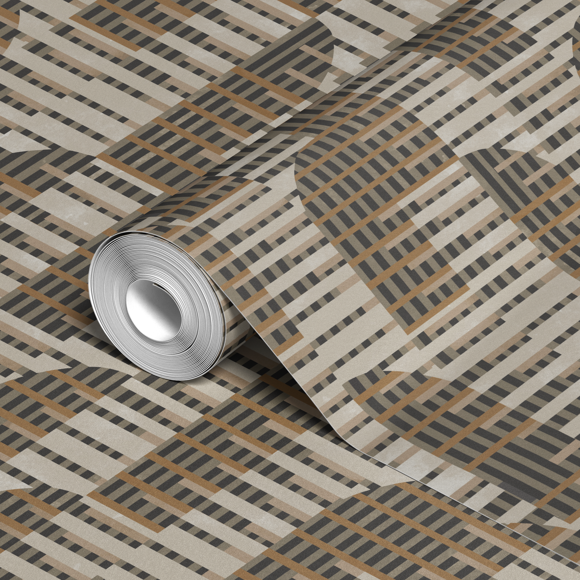 wallpaper roll closeup mockup