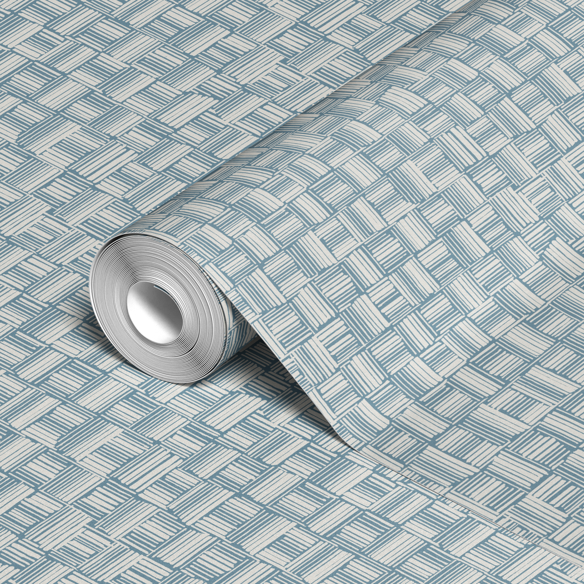 wallpaper roll closeup mockup