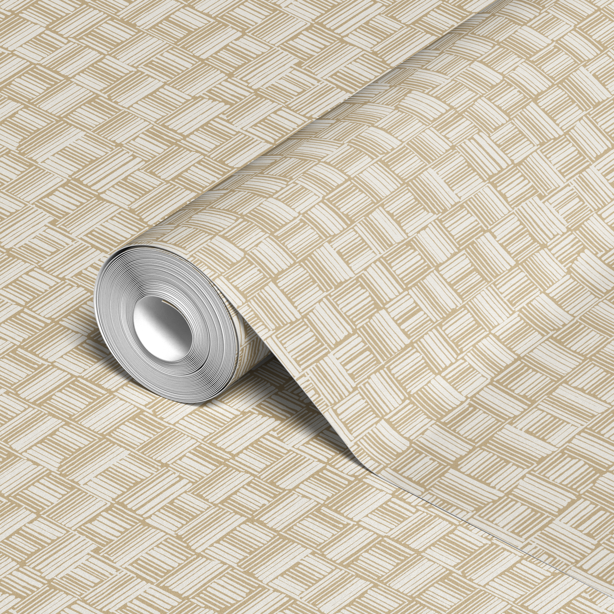 wallpaper roll closeup mockup