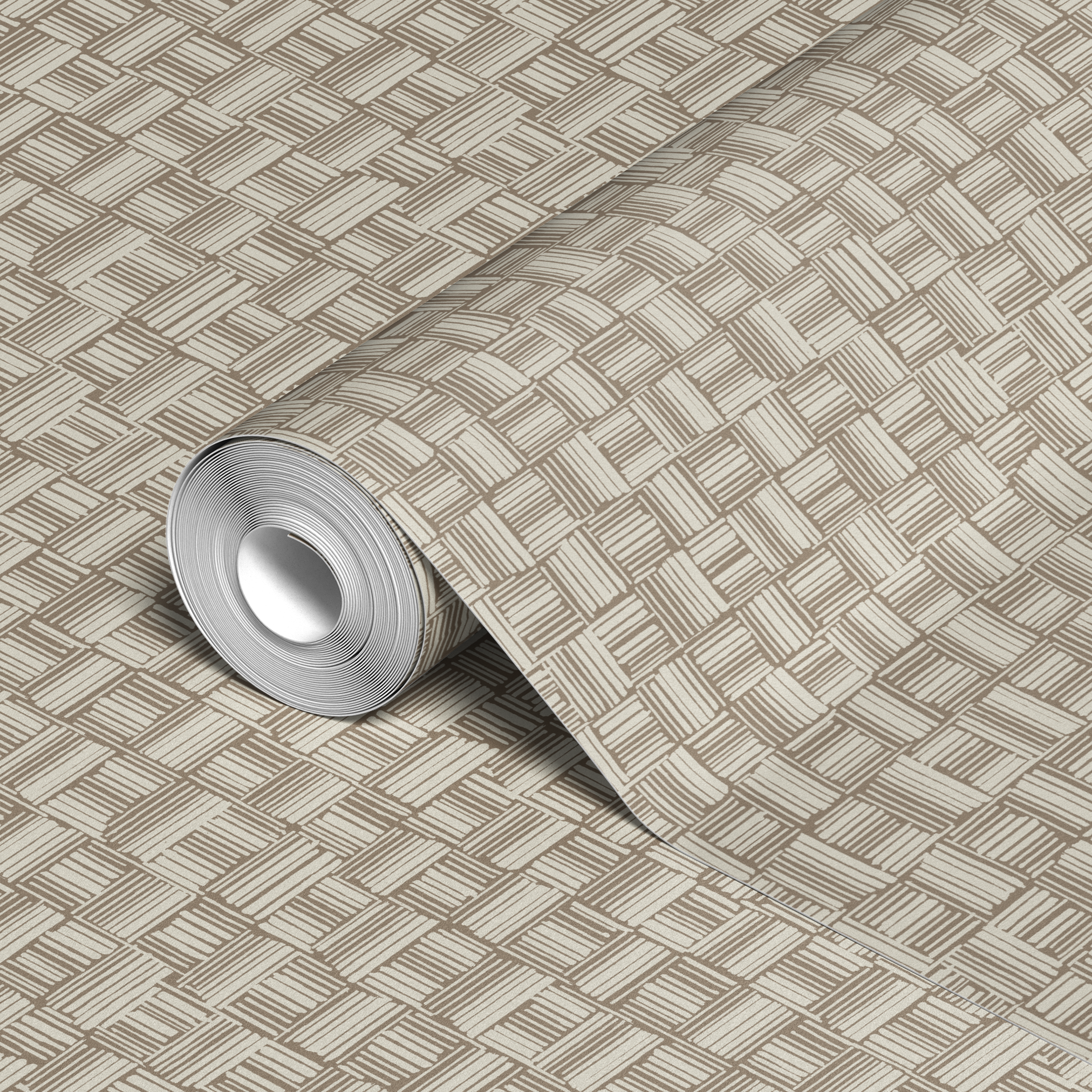 wallpaper roll closeup mockup