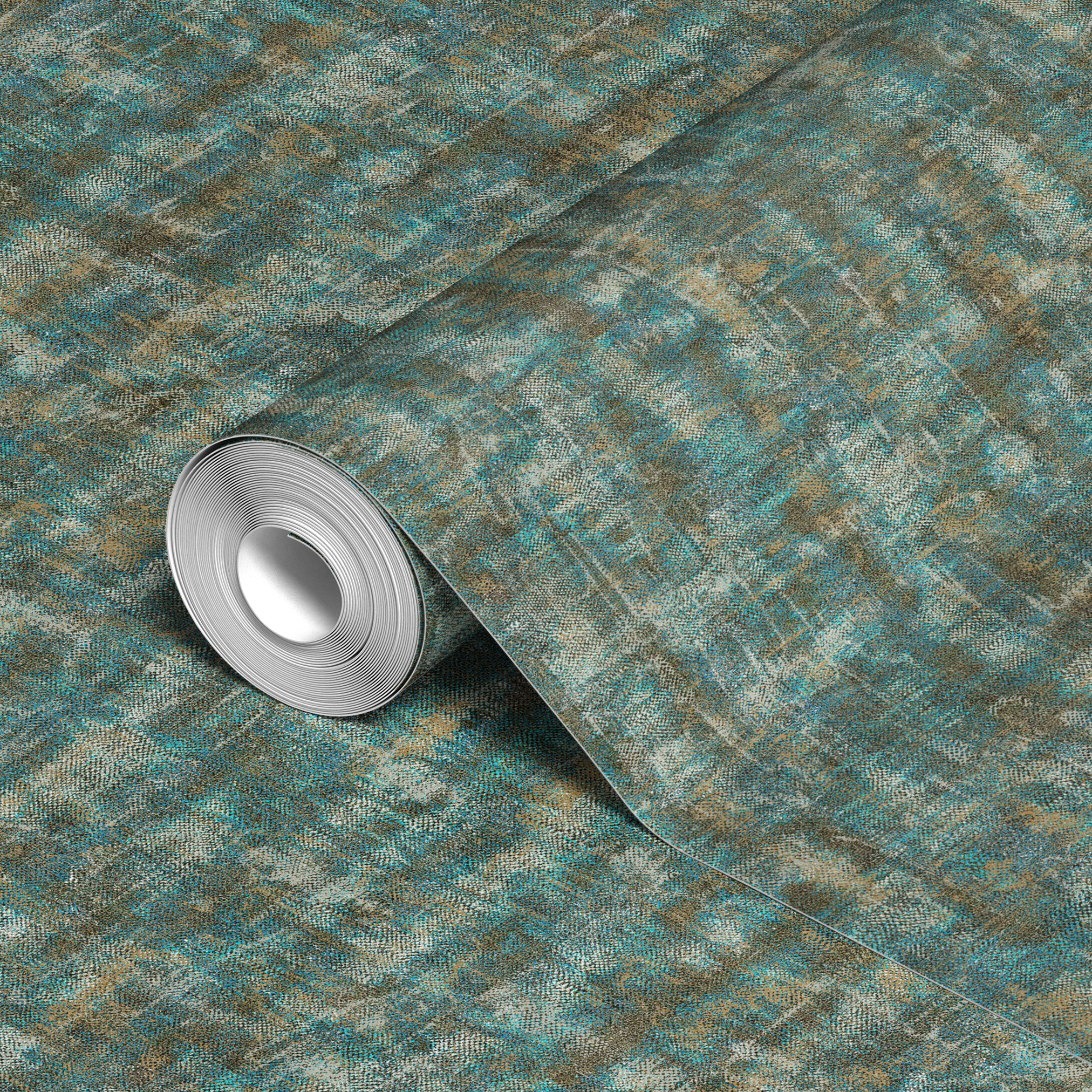 wallpaper roll closeup mockup