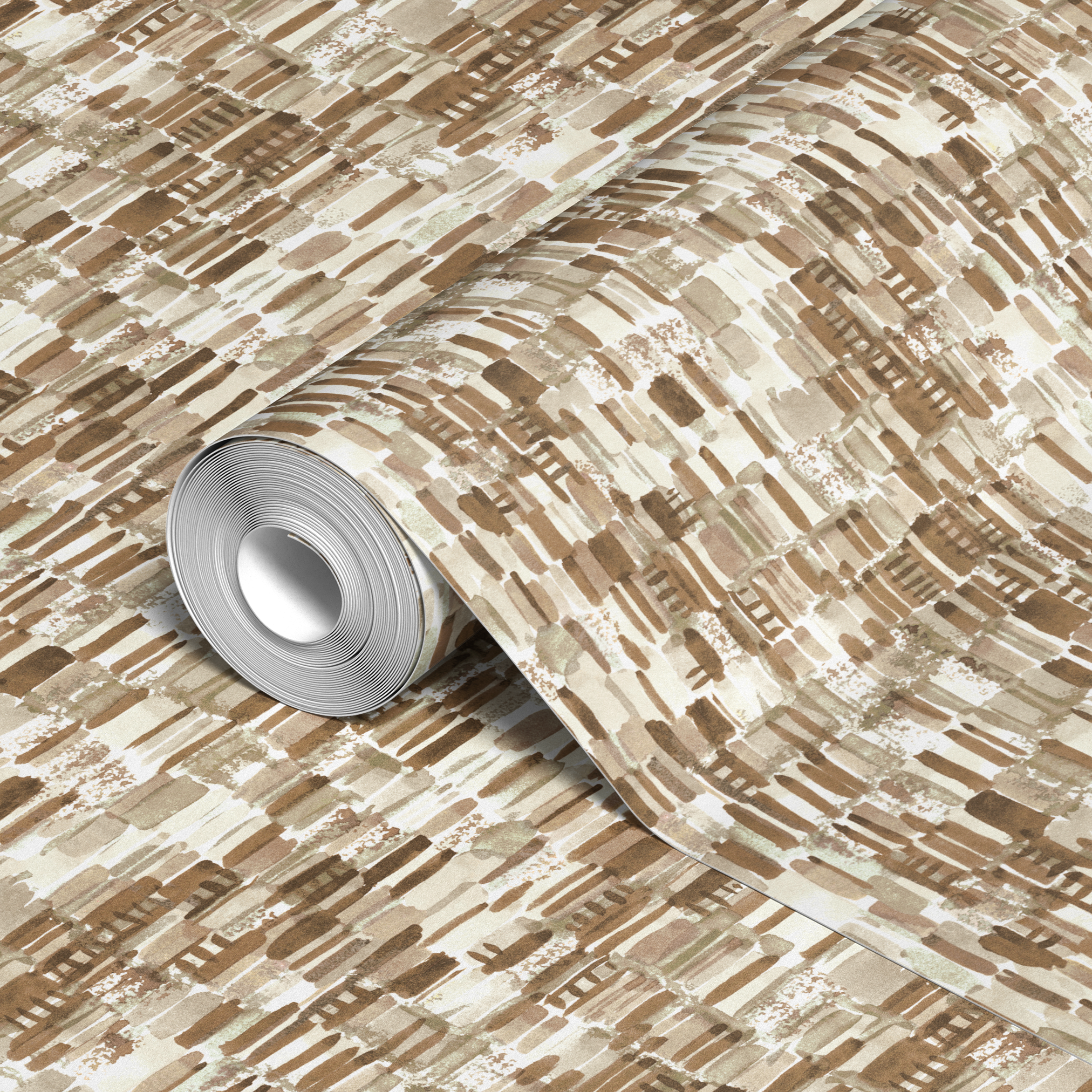 wallpaper roll closeup mockup