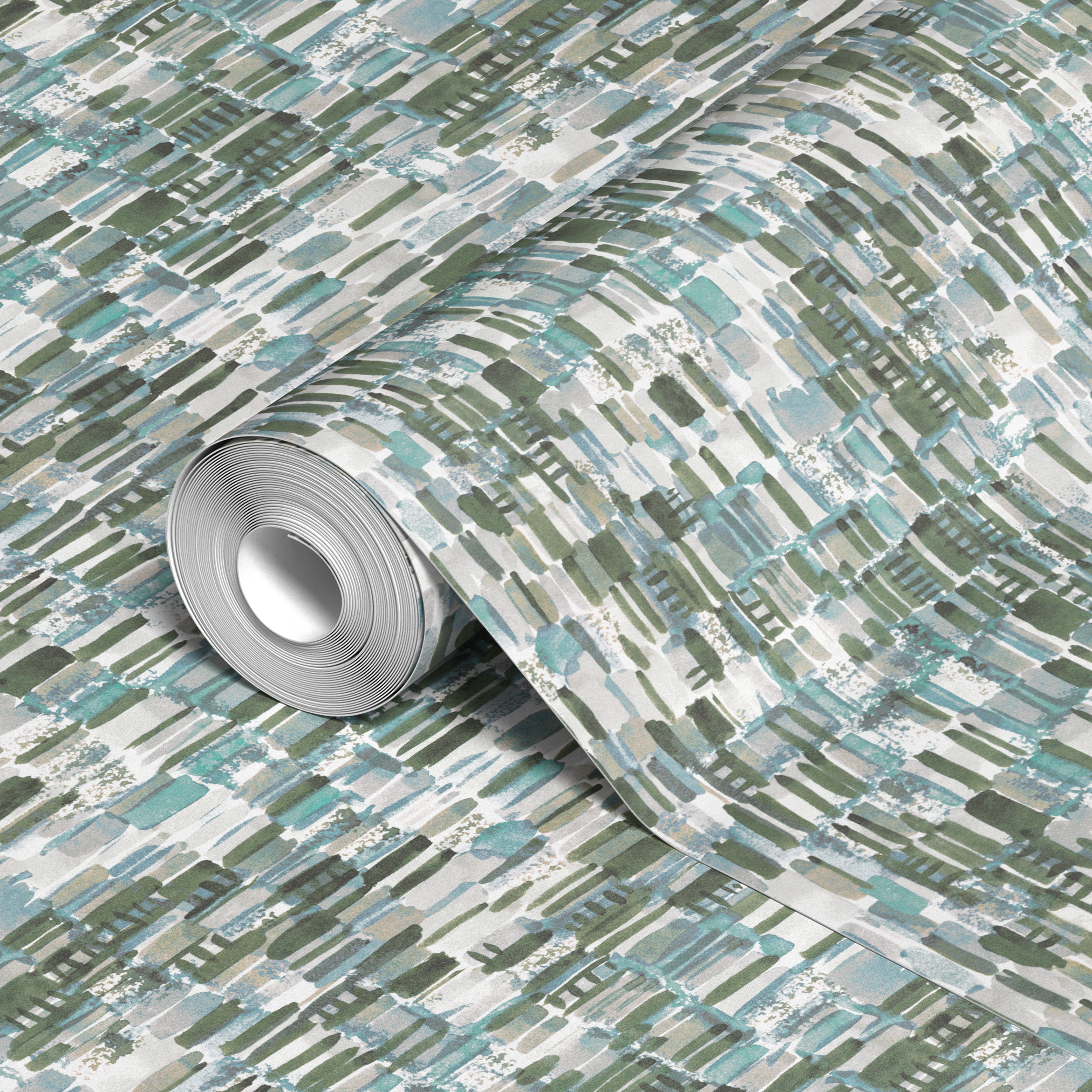 wallpaper roll closeup mockup