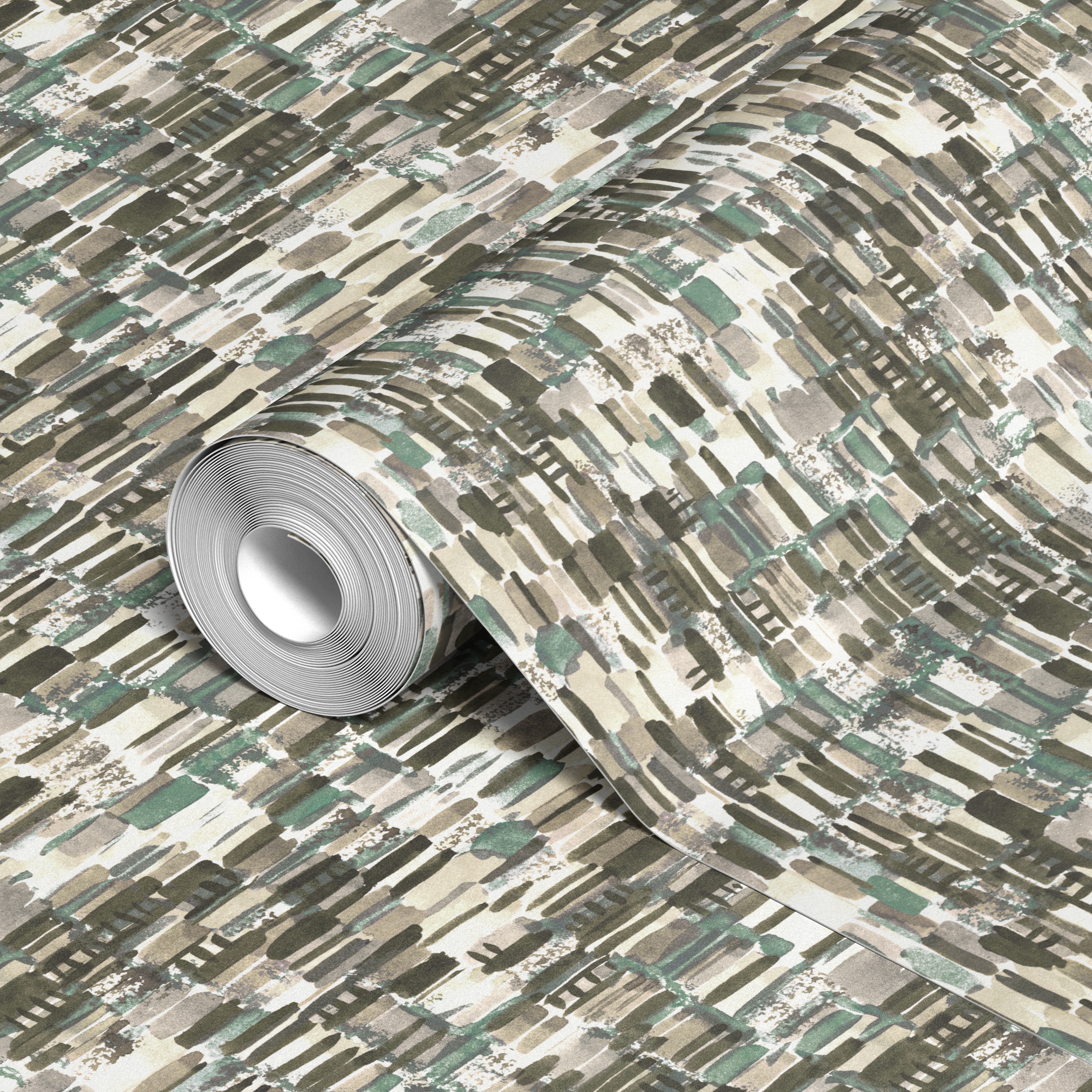 wallpaper roll closeup mockup