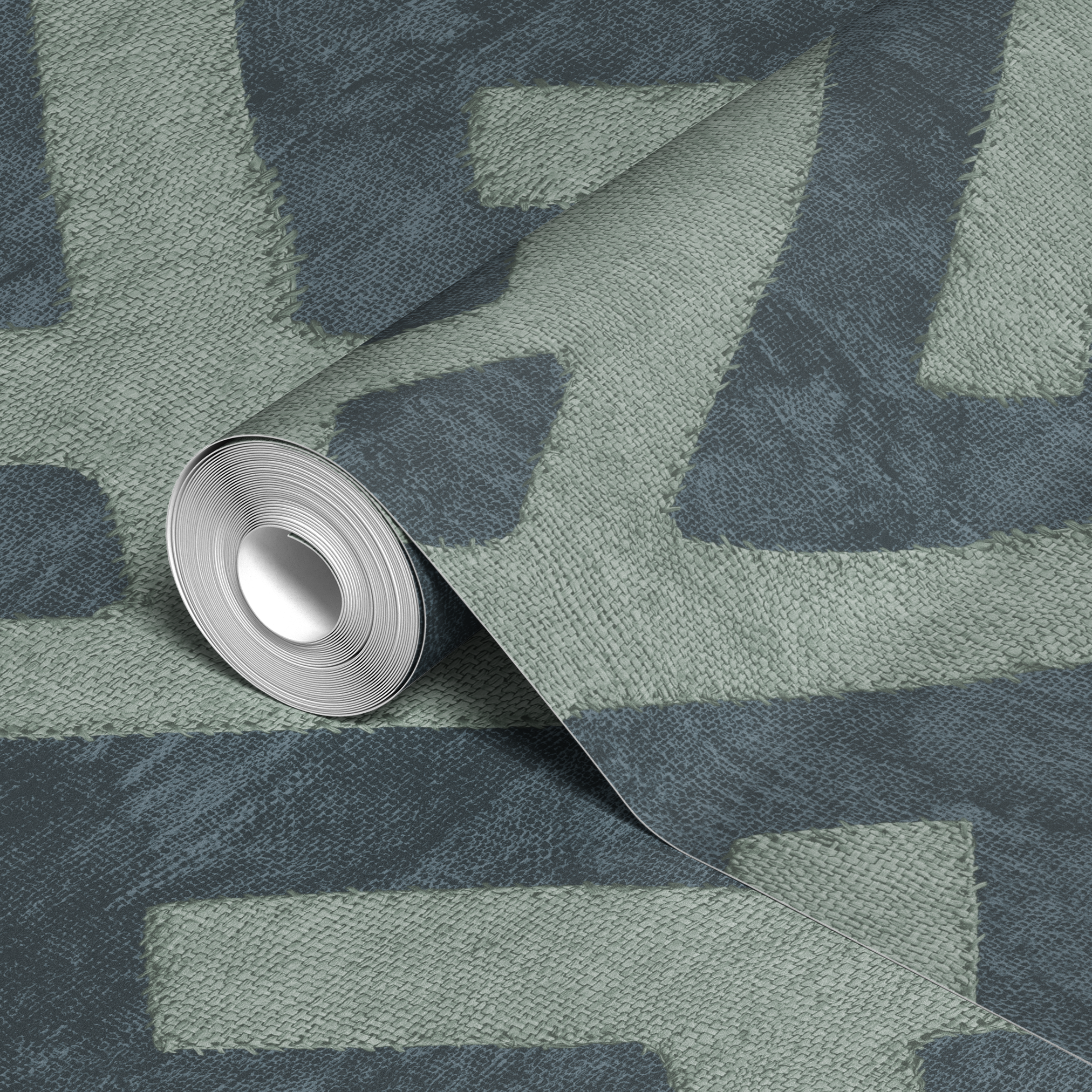 wallpaper roll closeup mockup