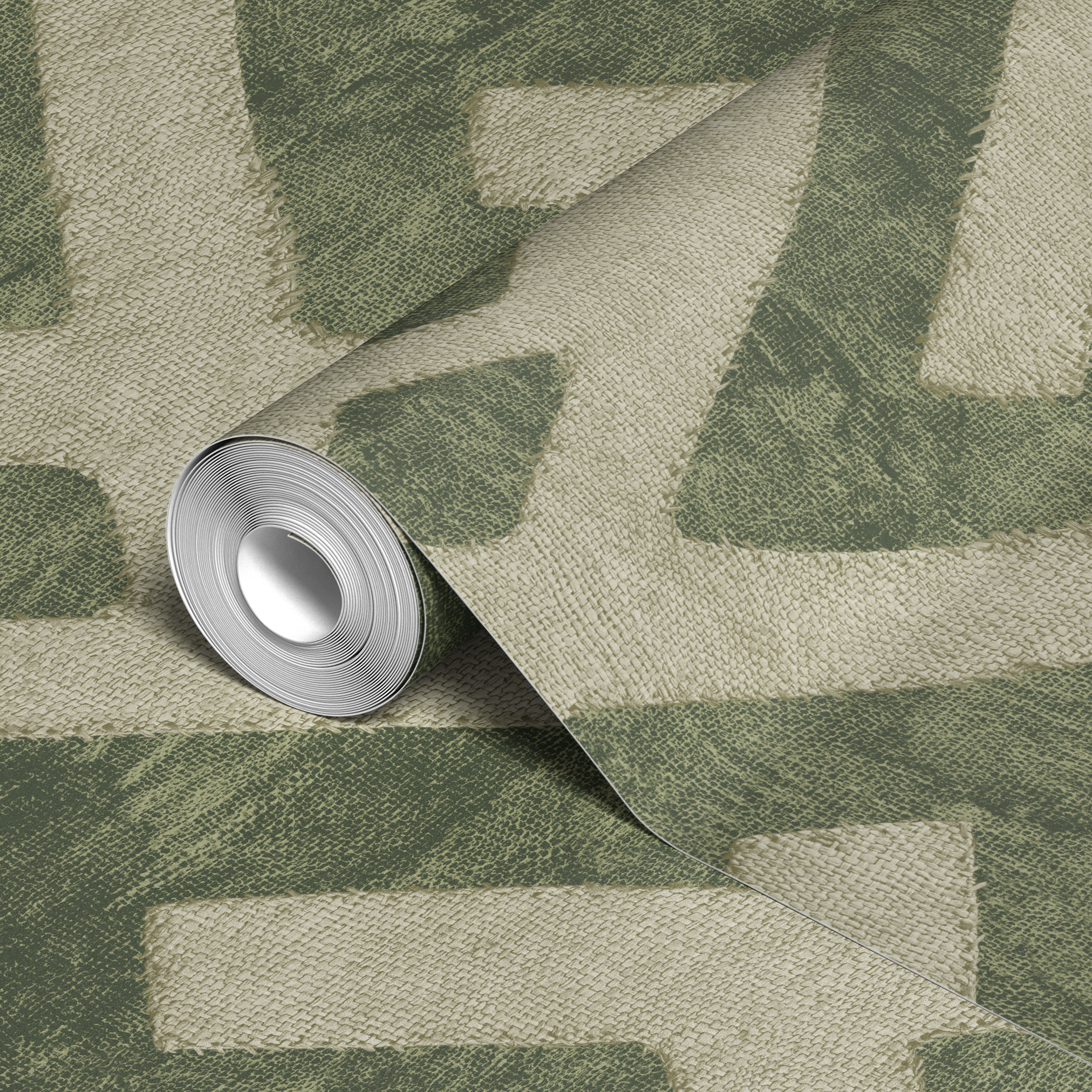 wallpaper roll closeup mockup