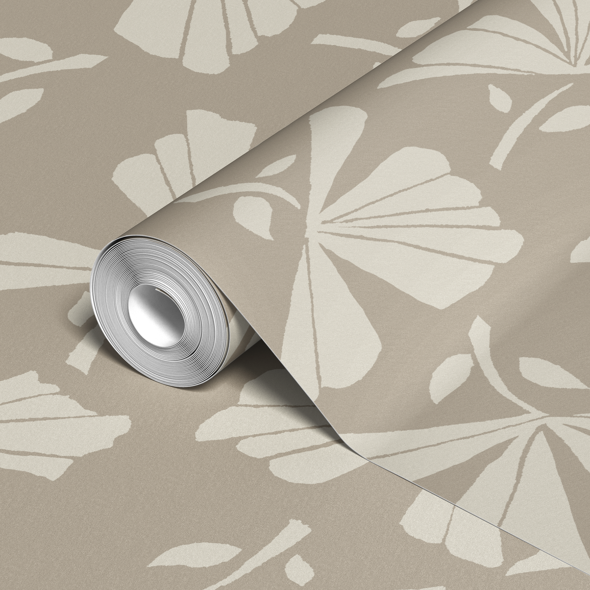 wallpaper roll closeup mockup