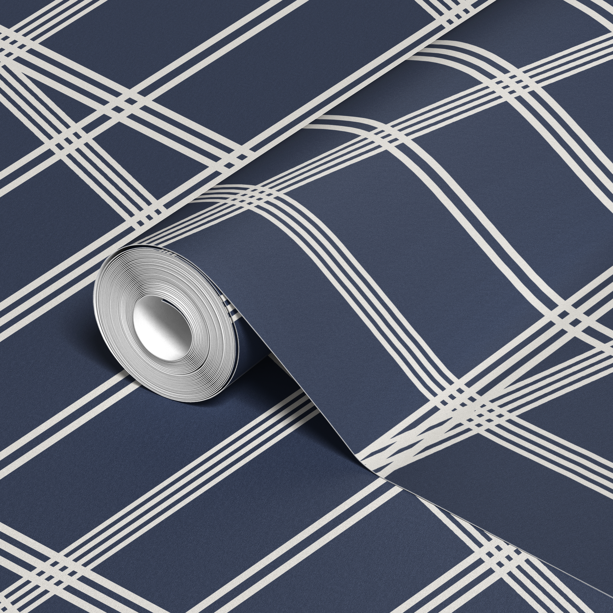 wallpaper roll closeup mockup