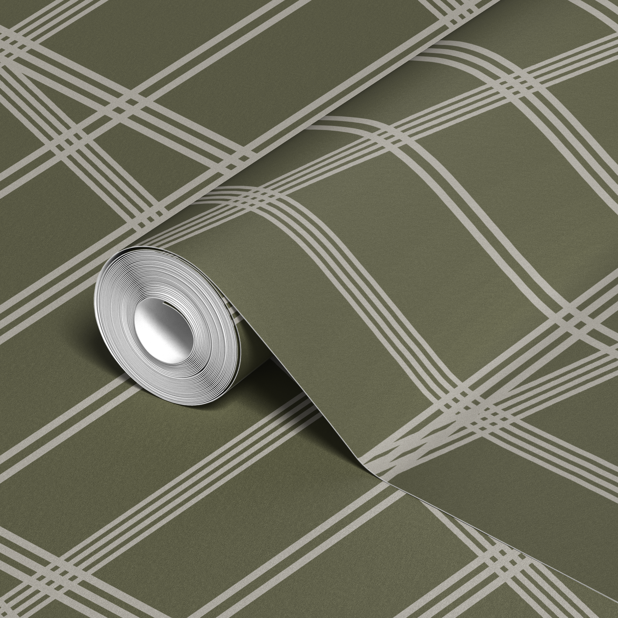 wallpaper roll closeup mockup