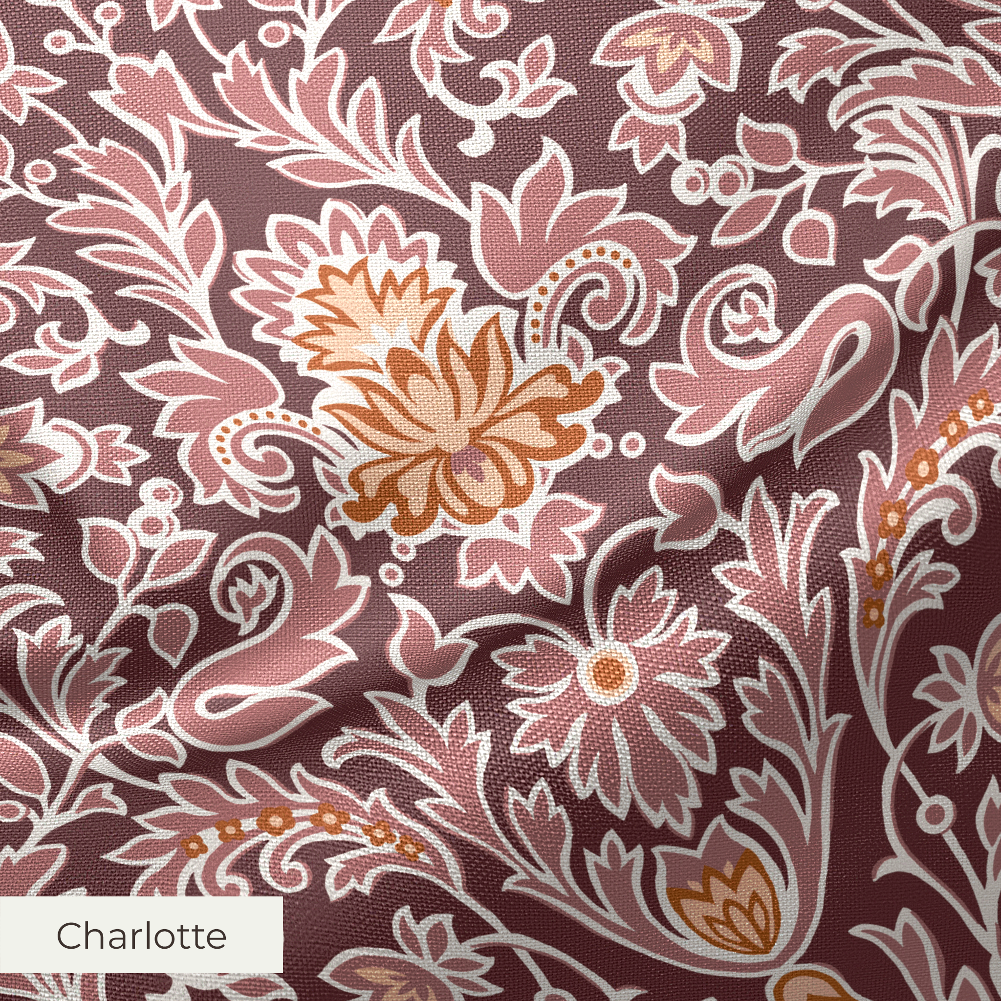 Gaspard - Singed Red Fabric