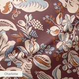 Domitila - Singed Red Fabric