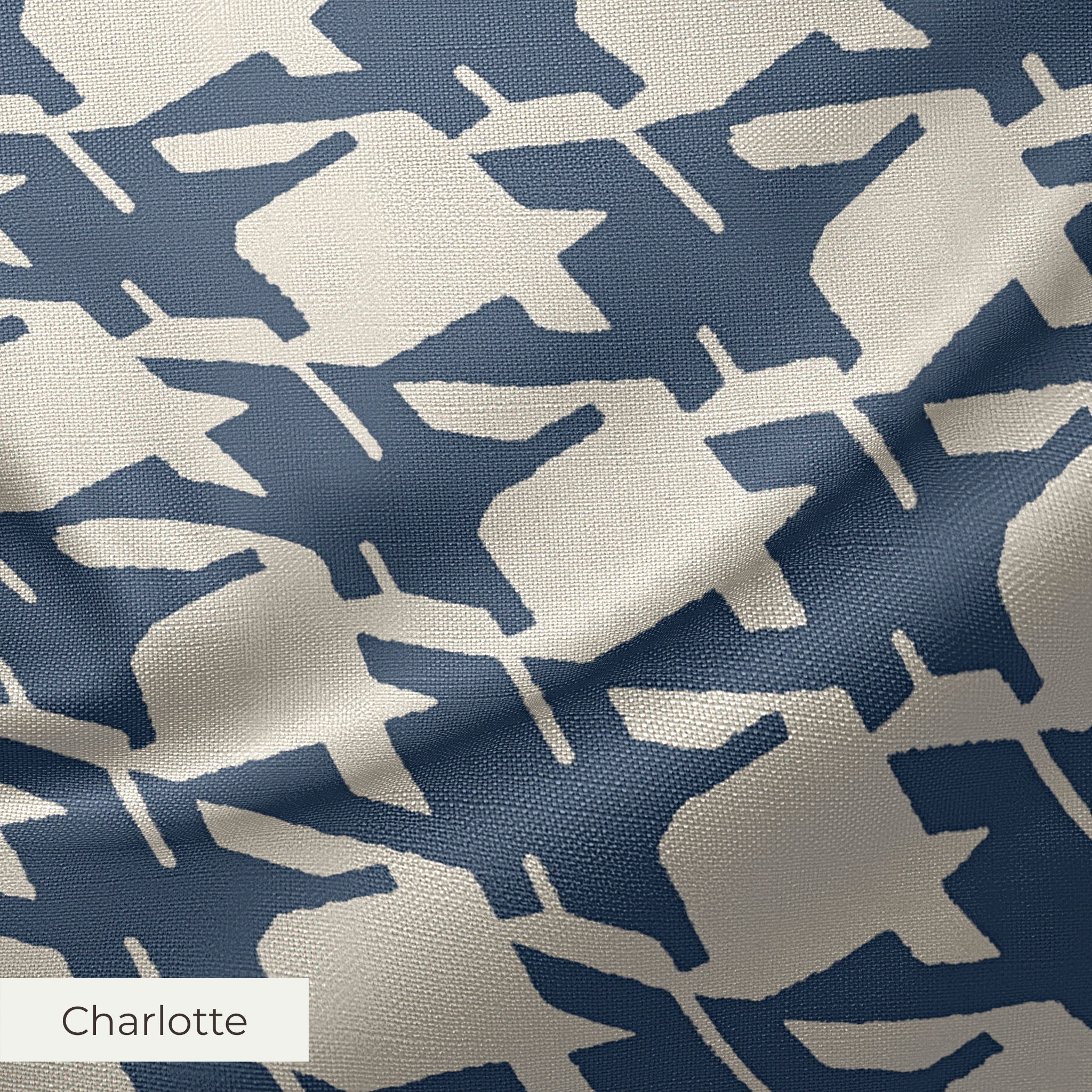 Hunter - Lapis Fabric
