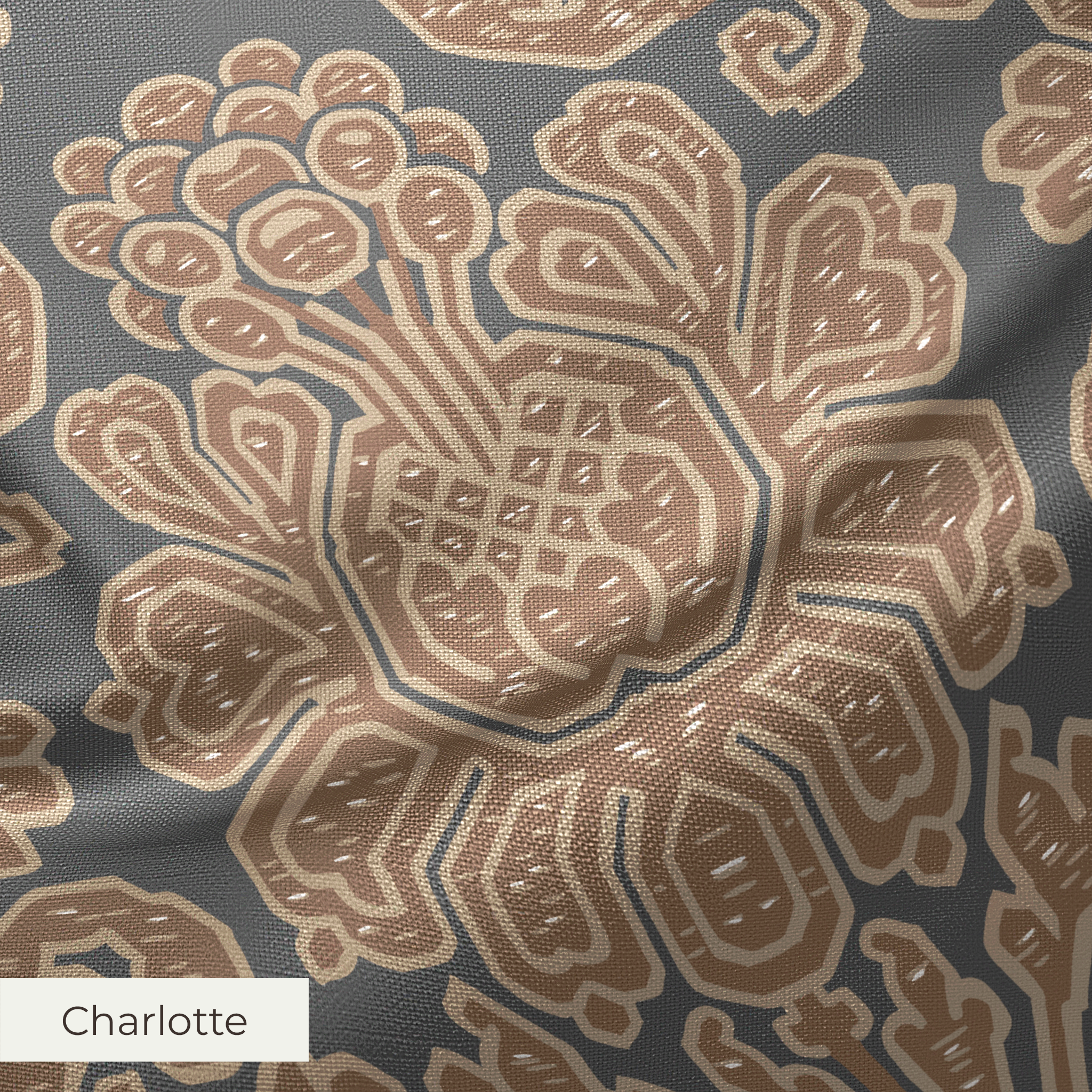 Clovis - Cola Fabric