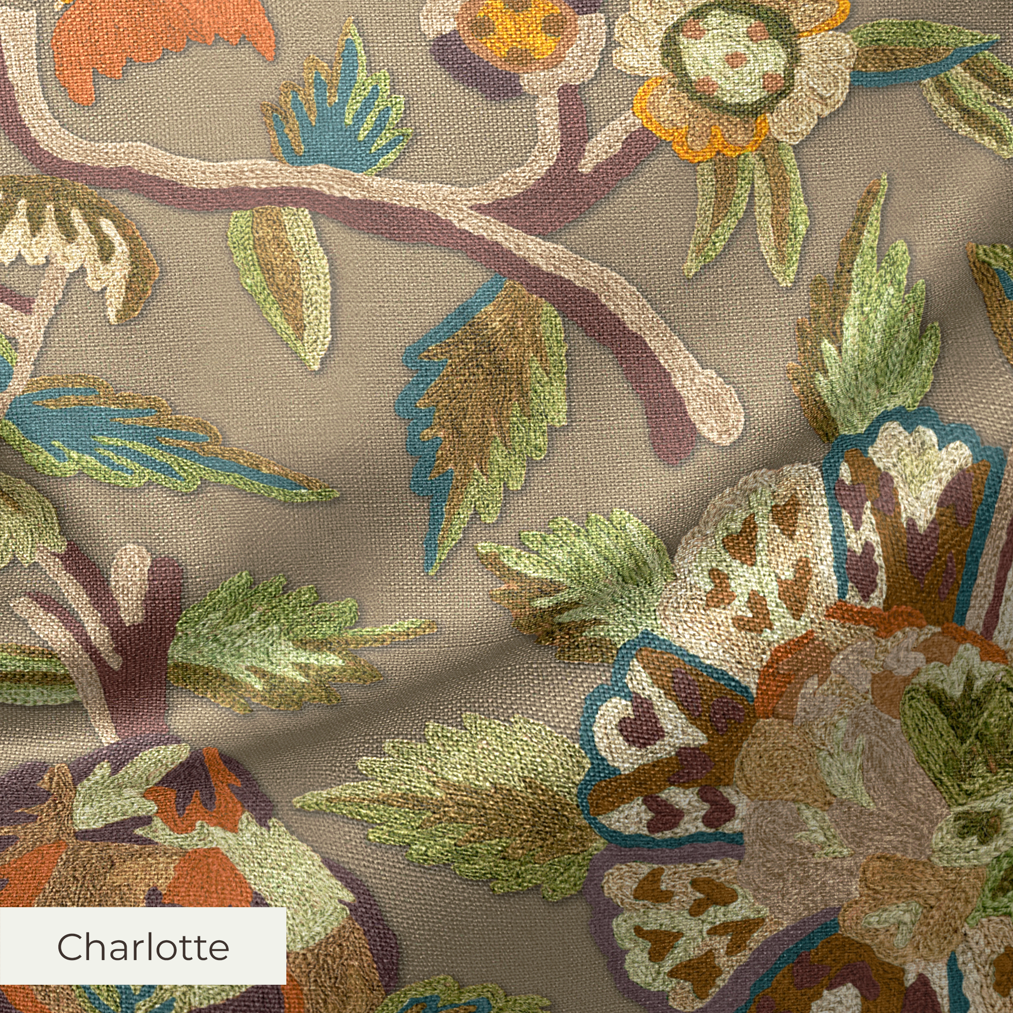 Cheverny - Clove Fabric