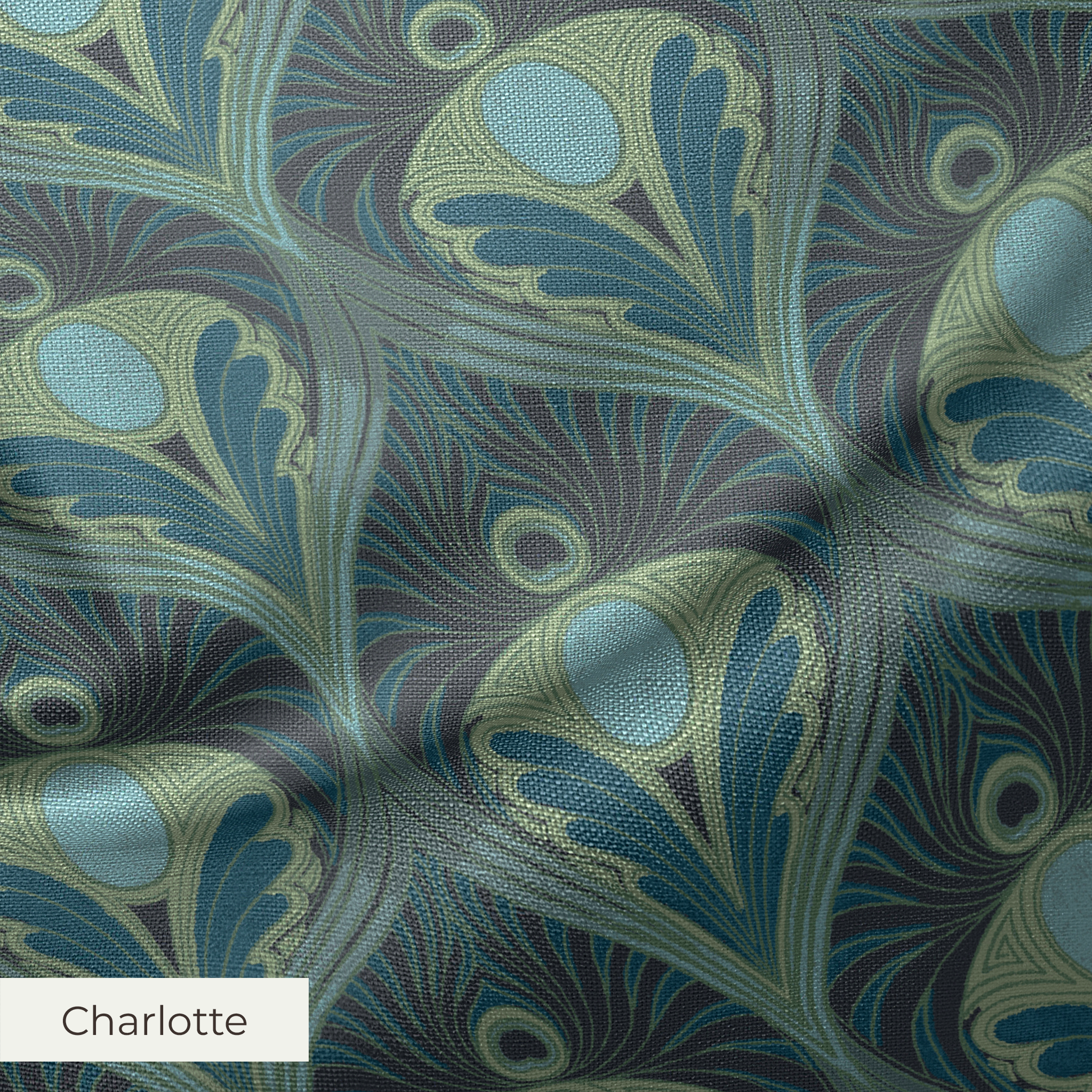 Plumera - Mercer Blue Fabric